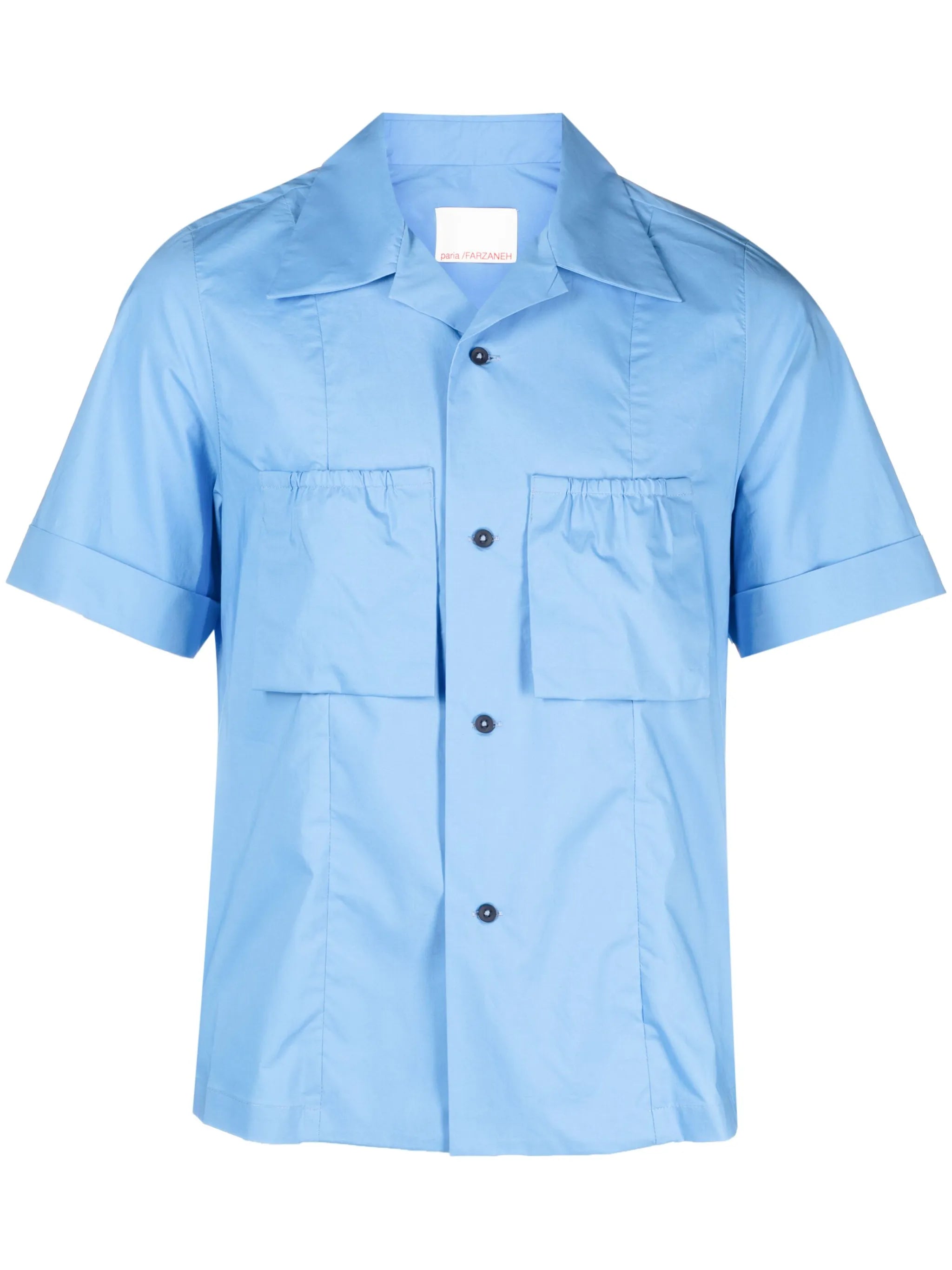 chest-pocket short-sleeve shirt