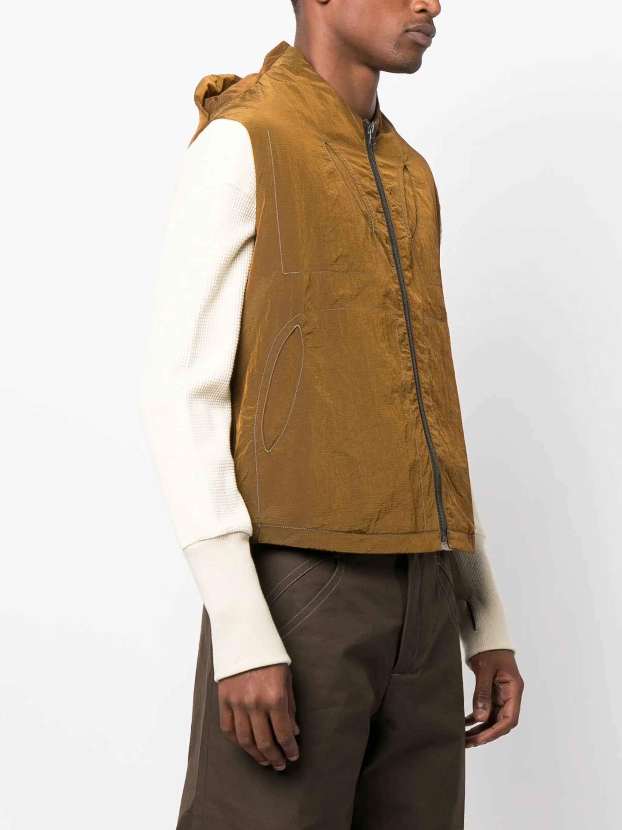 Seed zip-up gilet