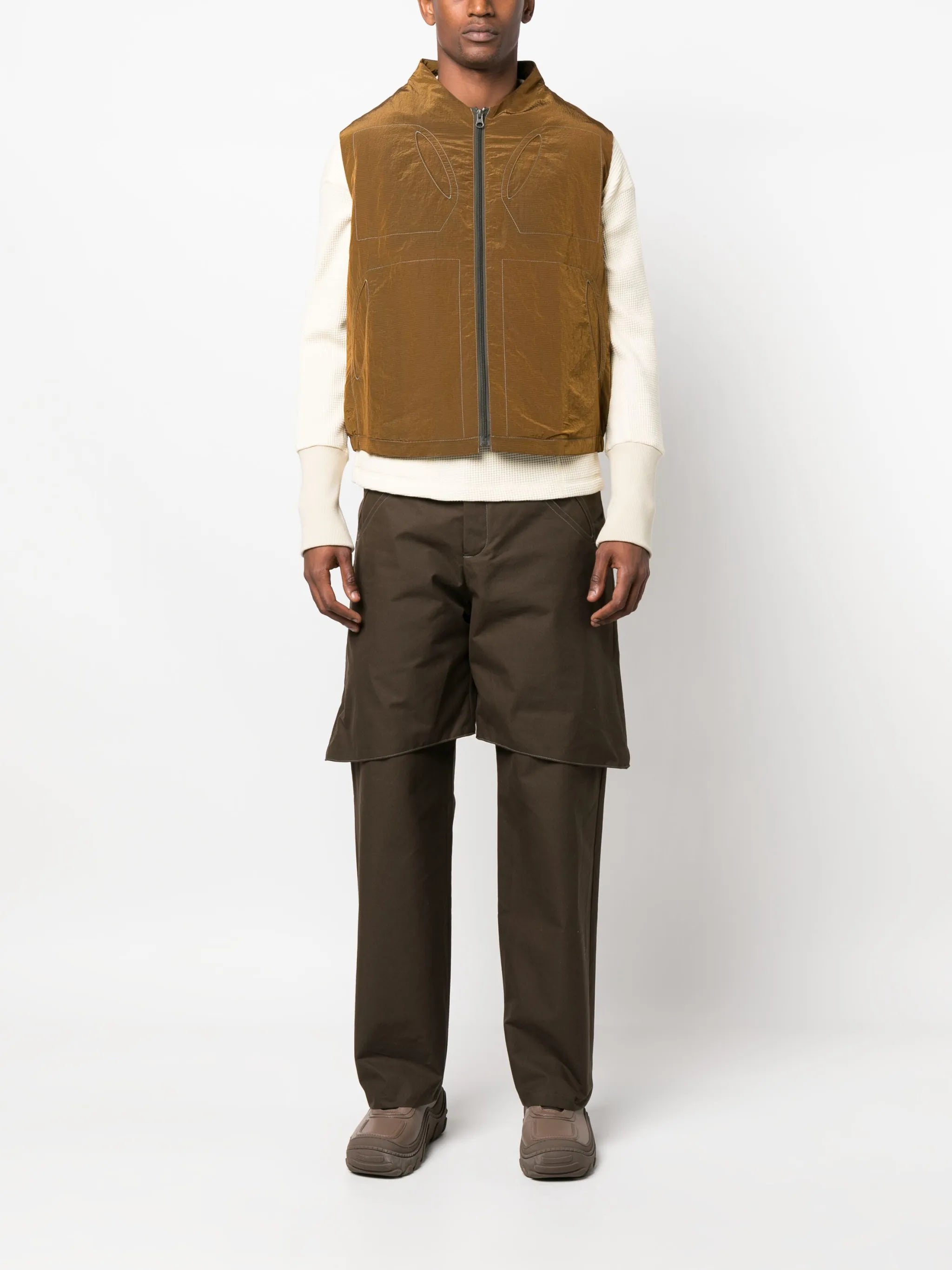 Seed zip-up gilet