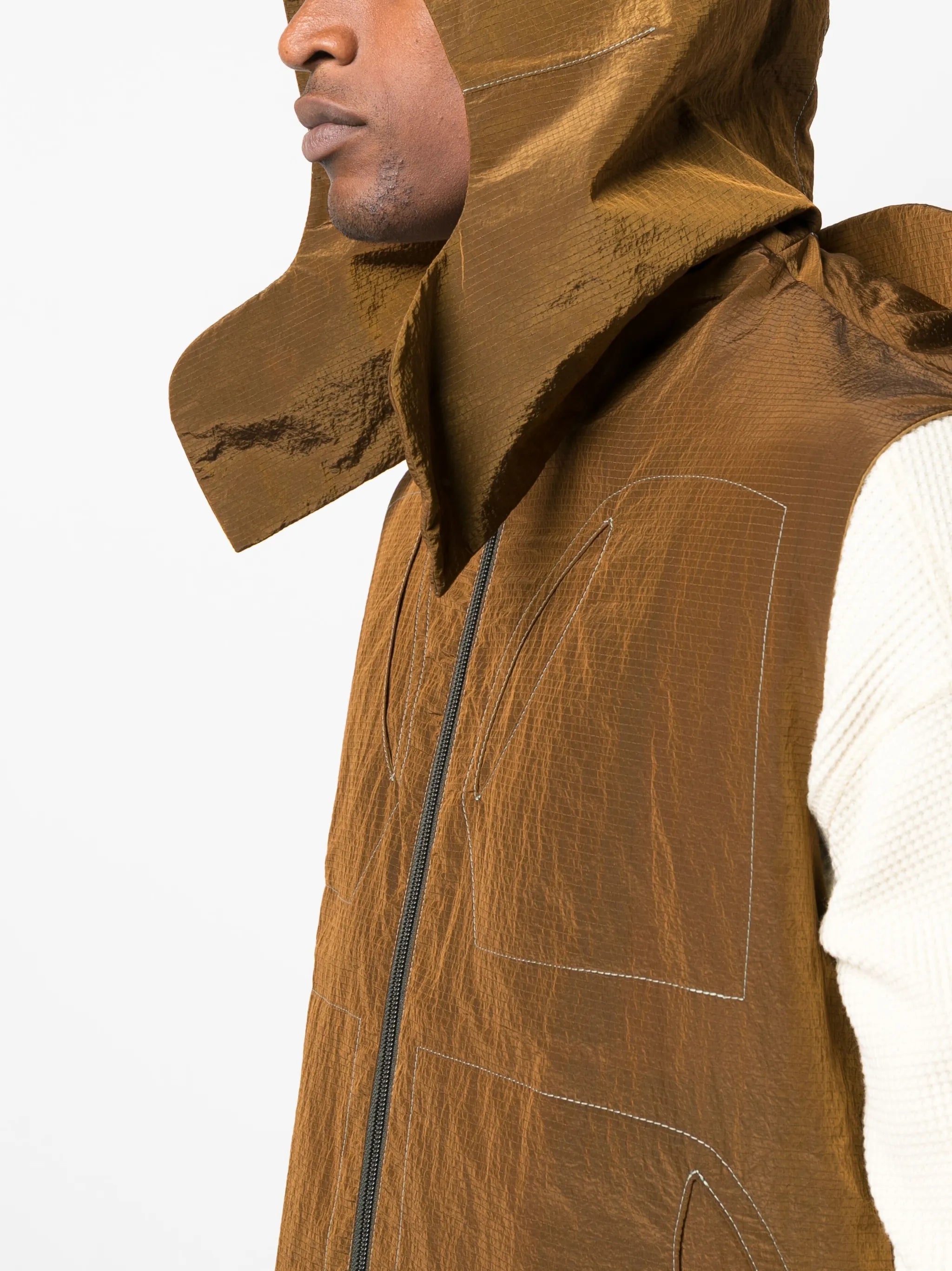 Seed zip-up gilet