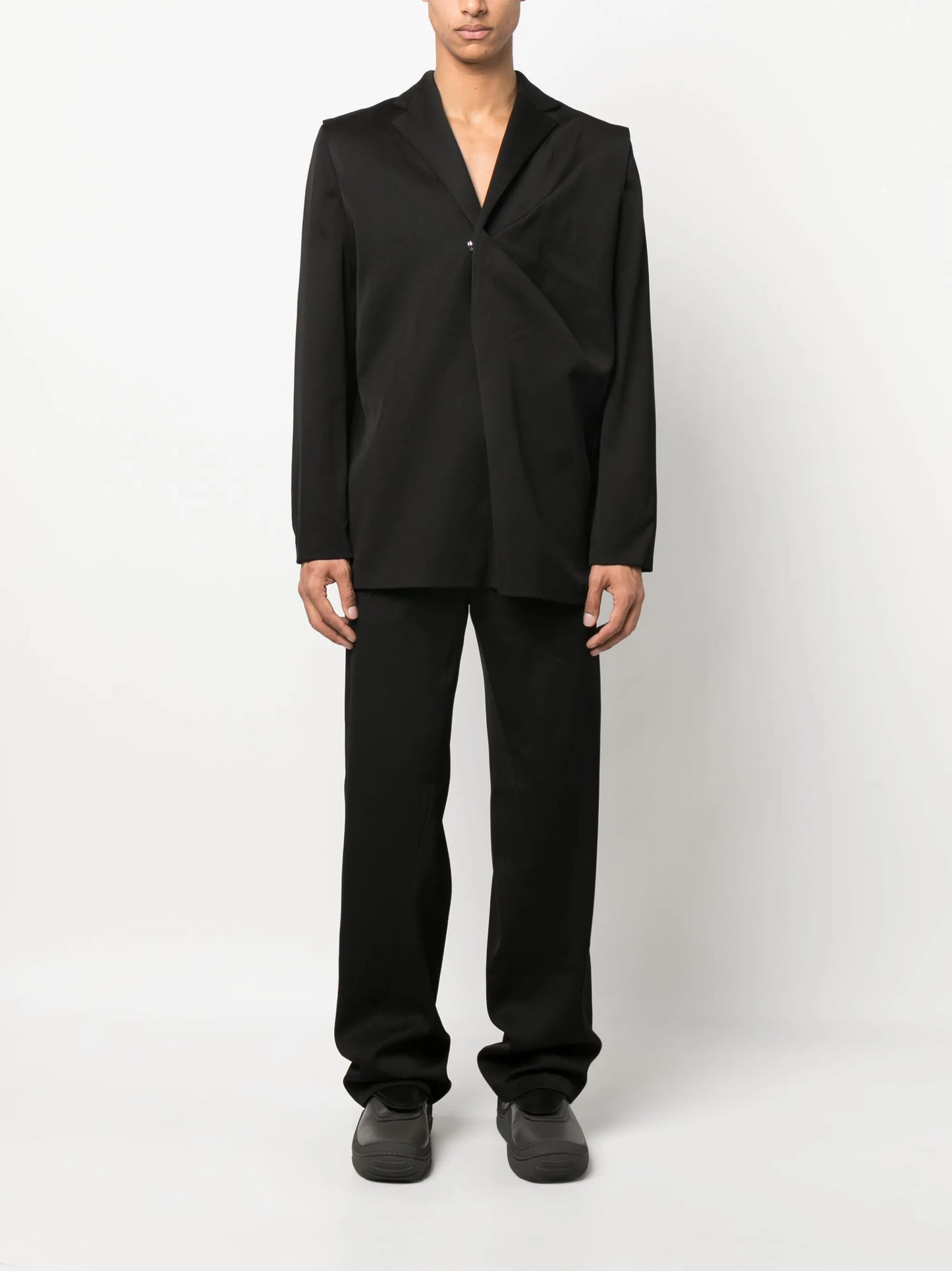 Benz wide-leg trousers