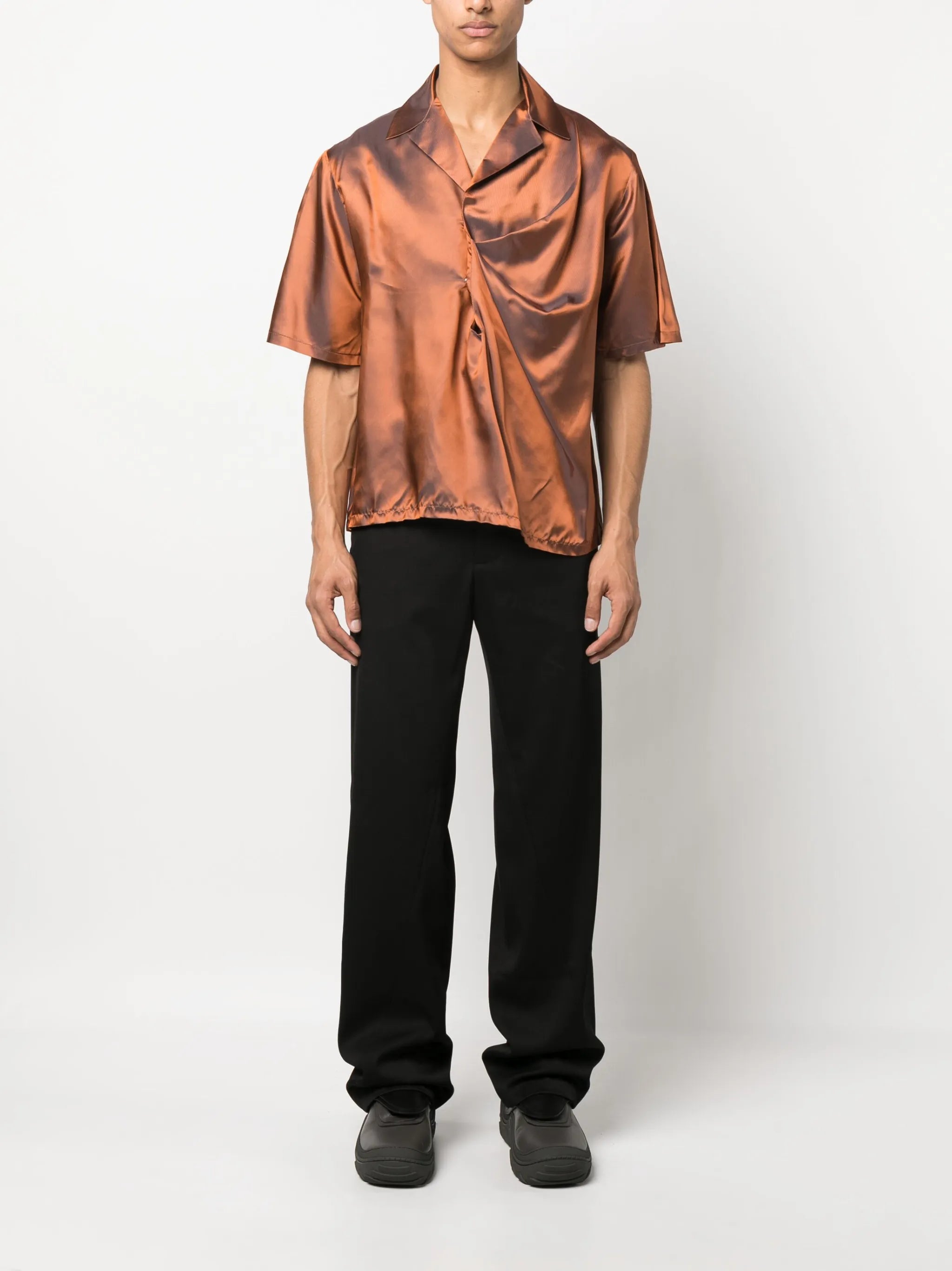Bailey iridescent-effect shirt