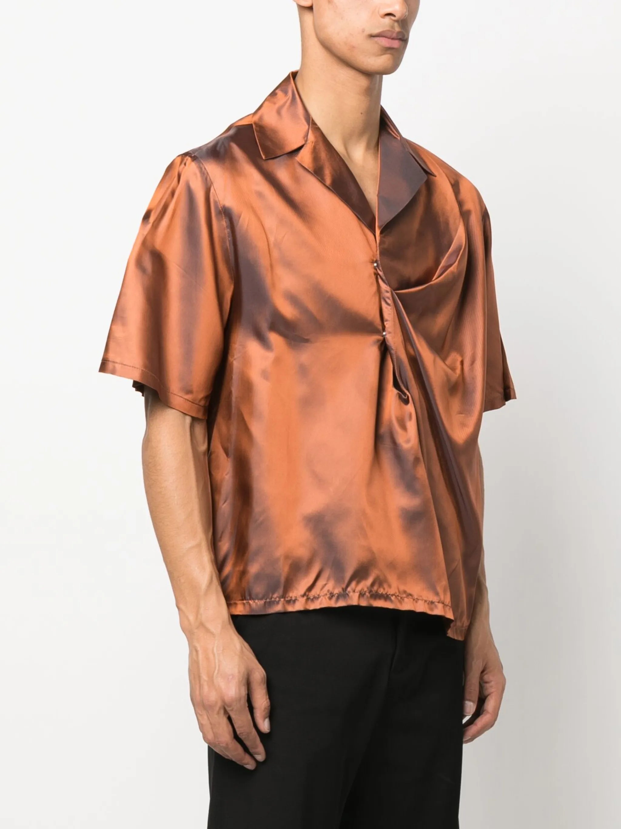 Bailey iridescent-effect shirt
