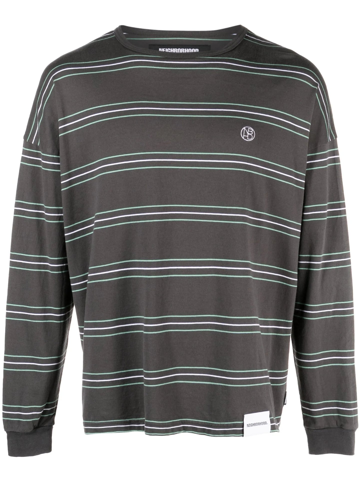 stripe-detailing cotton sweatshirt