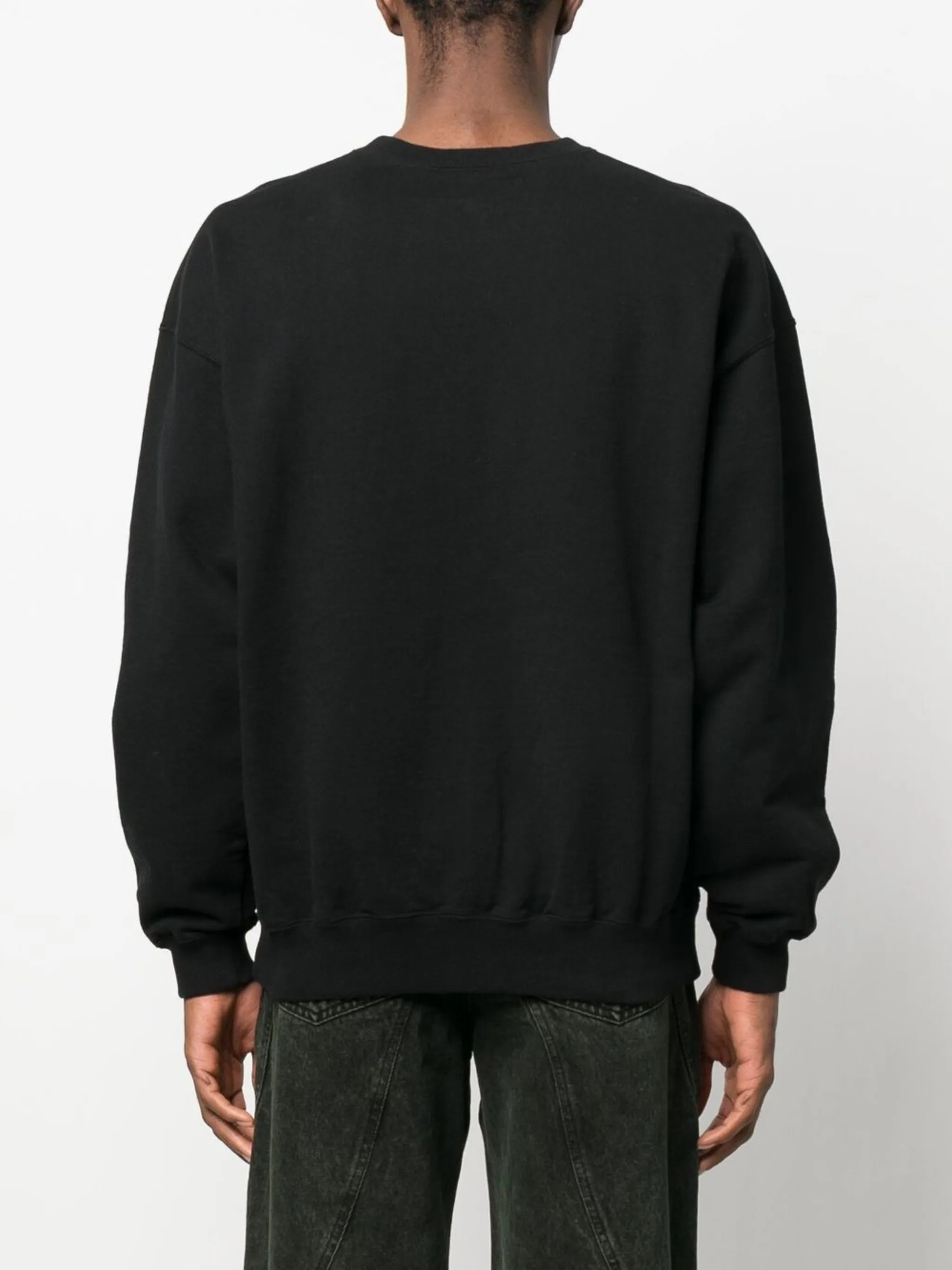 logo-print college sweatshirt