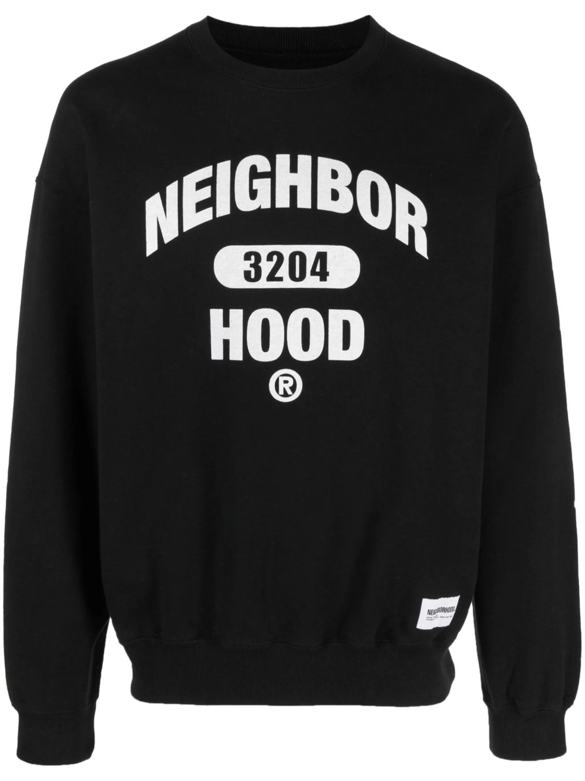 logo-print college sweatshirt