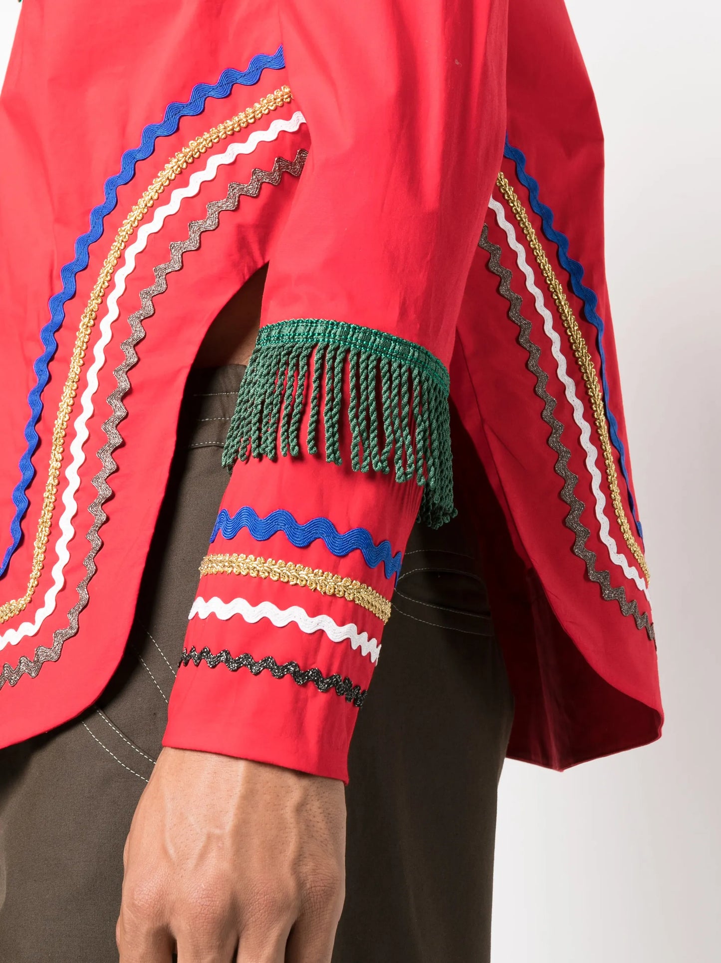 Ric Rac fringed shirt