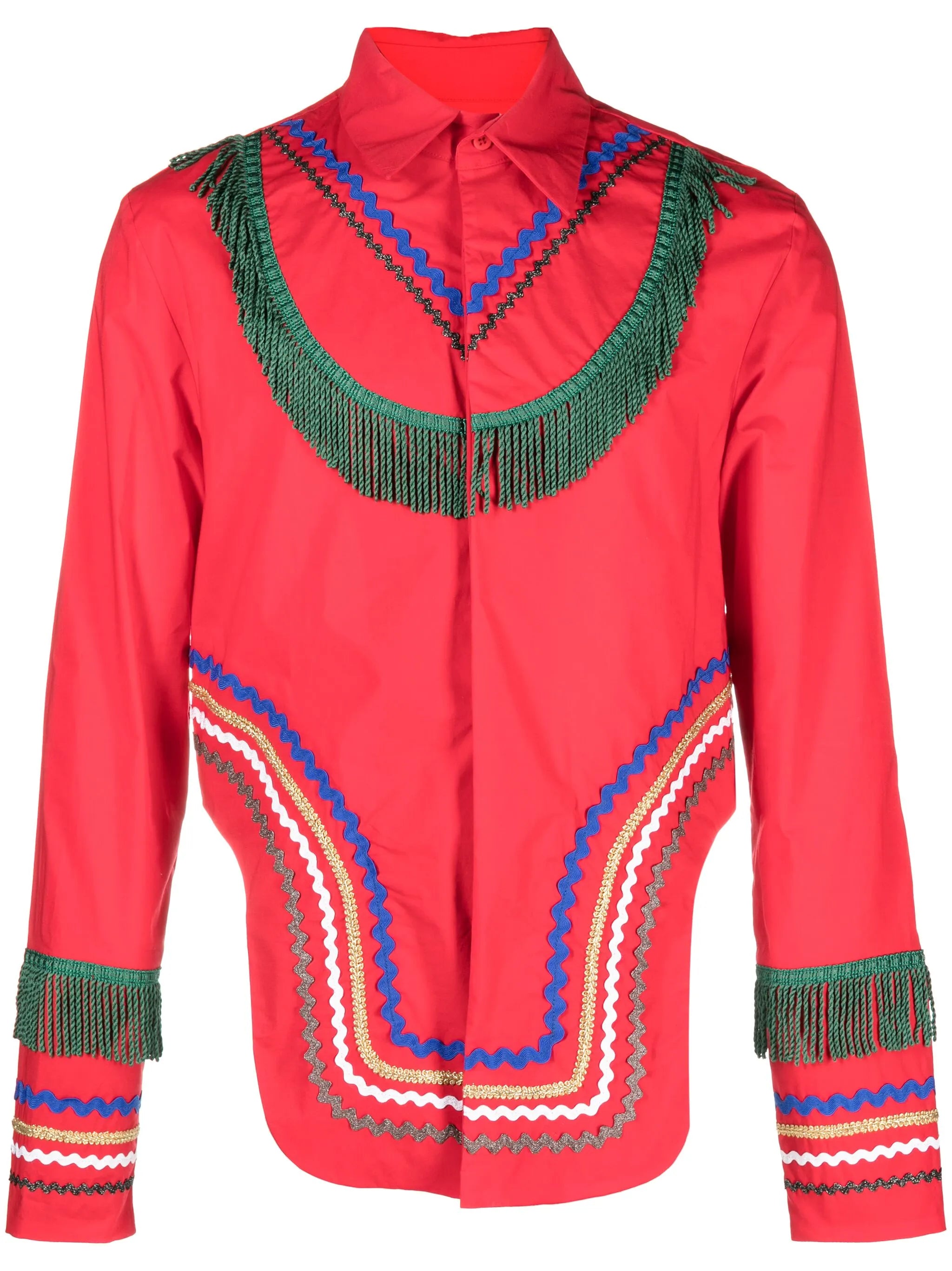 Ric Rac fringed shirt