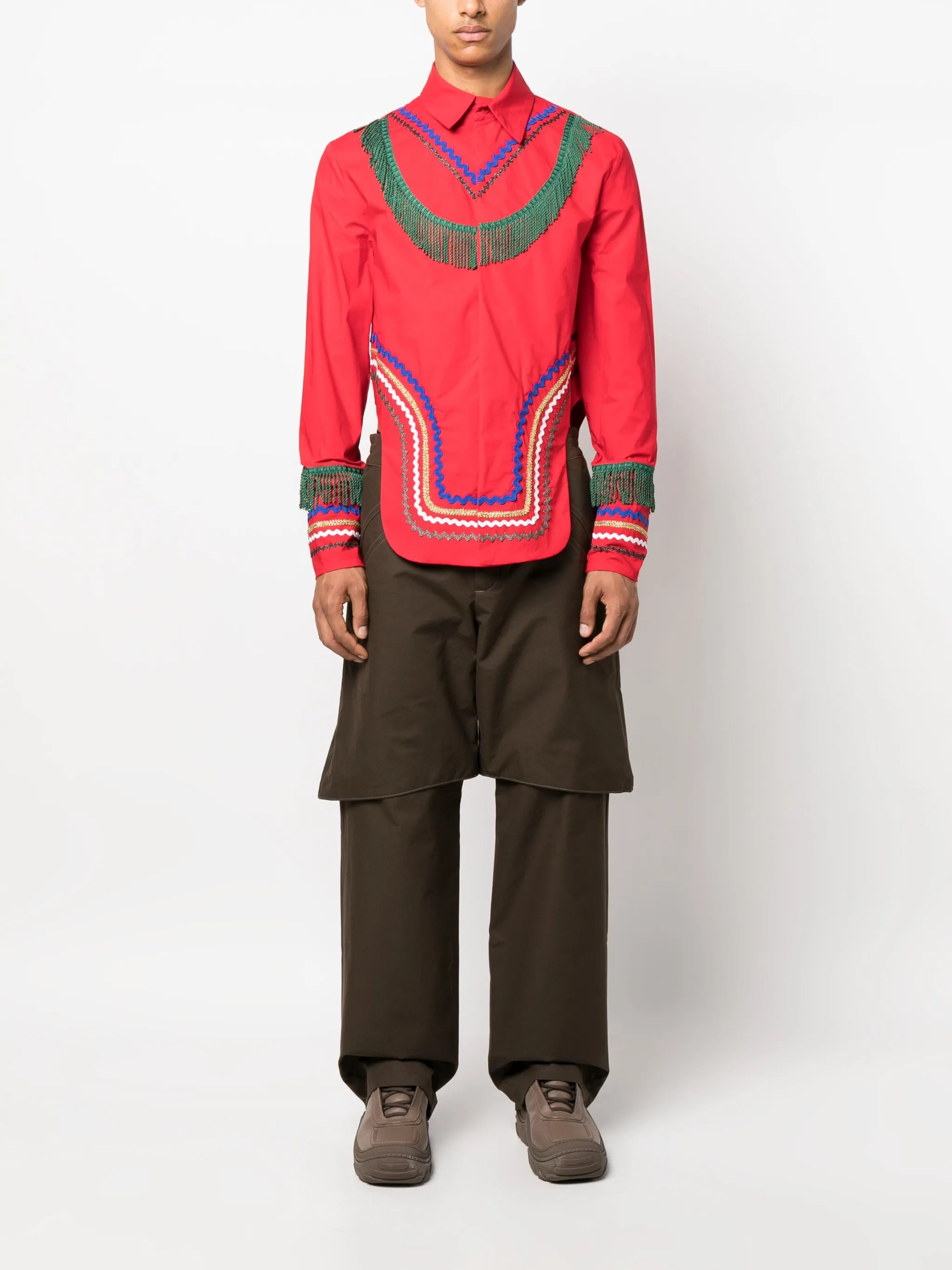 Ric Rac fringed shirt
