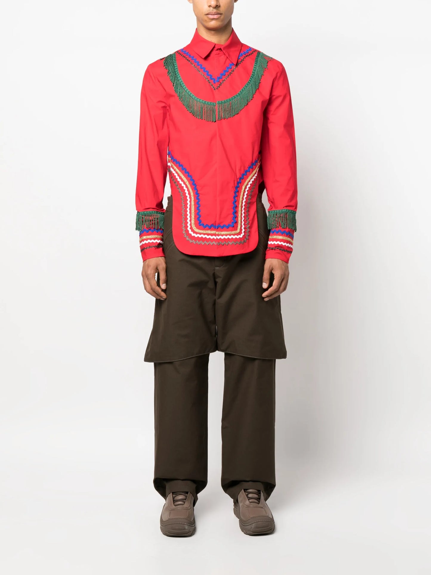 Ric Rac fringed shirt