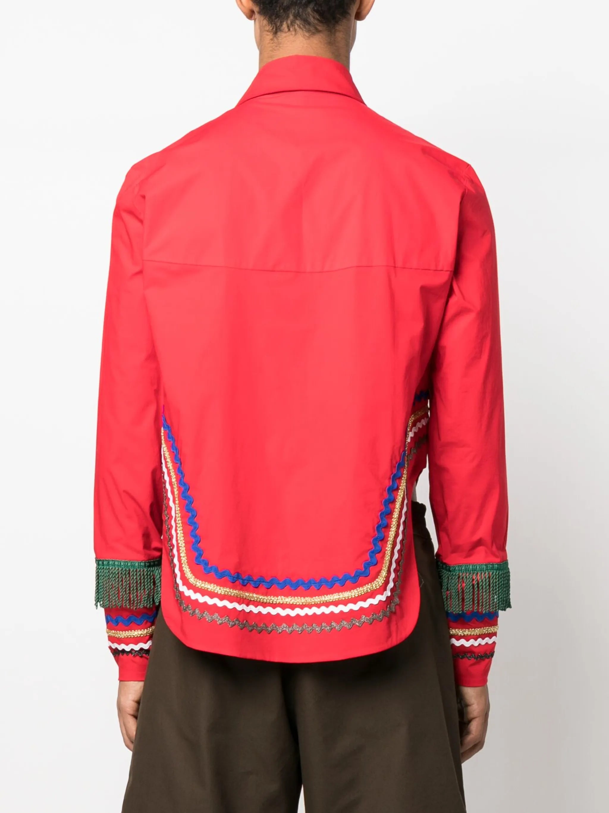 Ric Rac fringed shirt