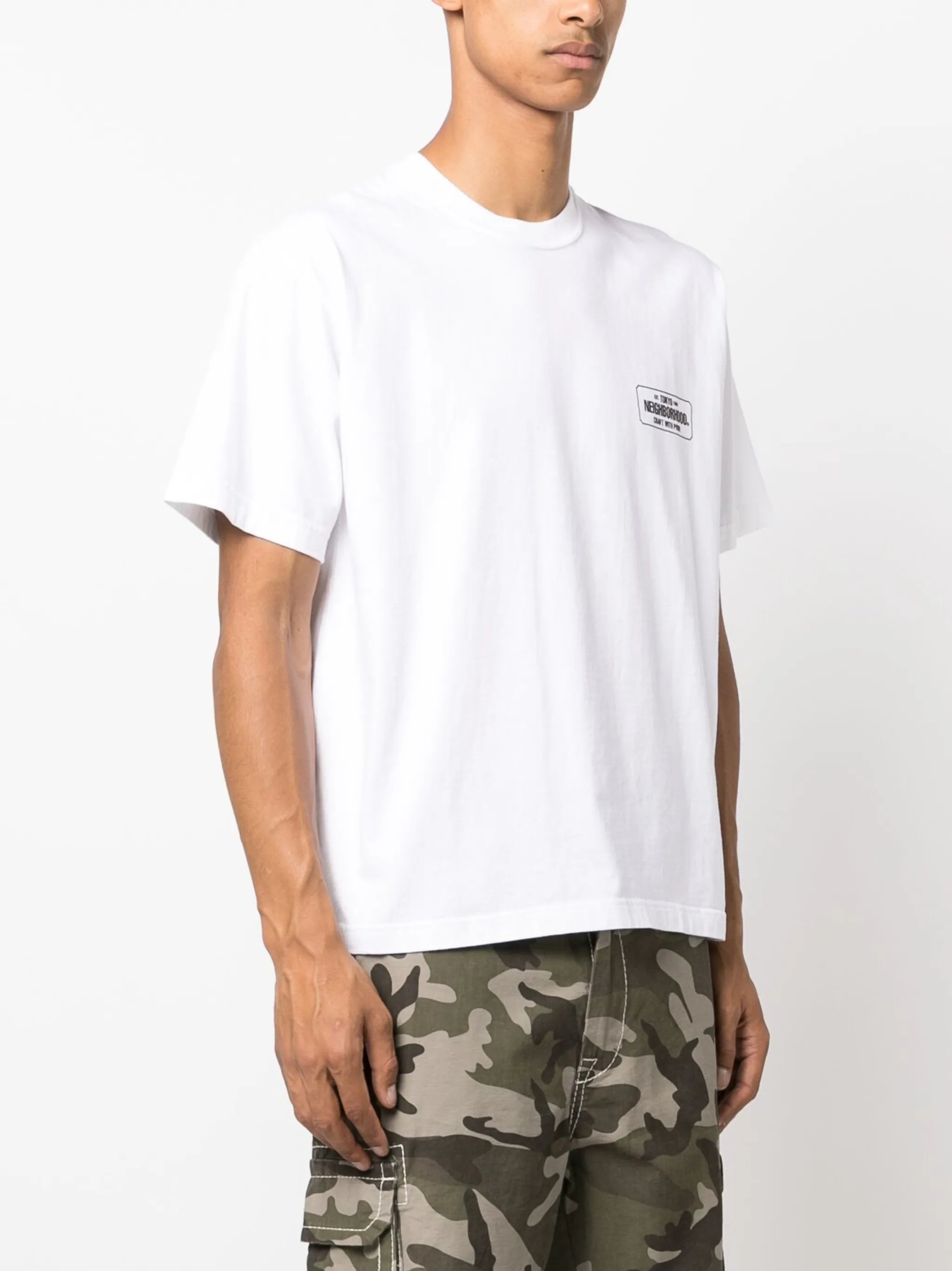 logo-print cotton T-shirt