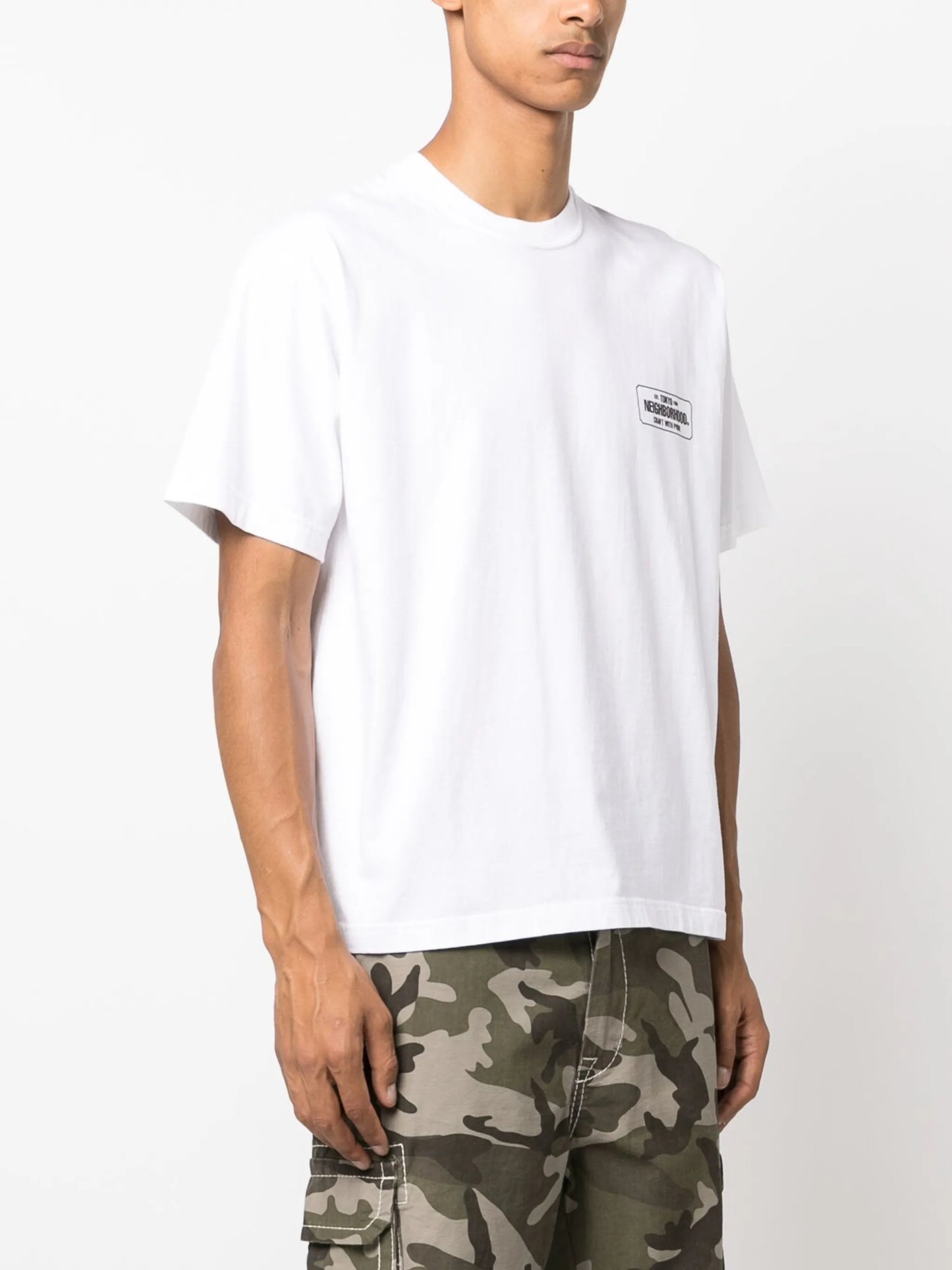 logo-print cotton T-shirt