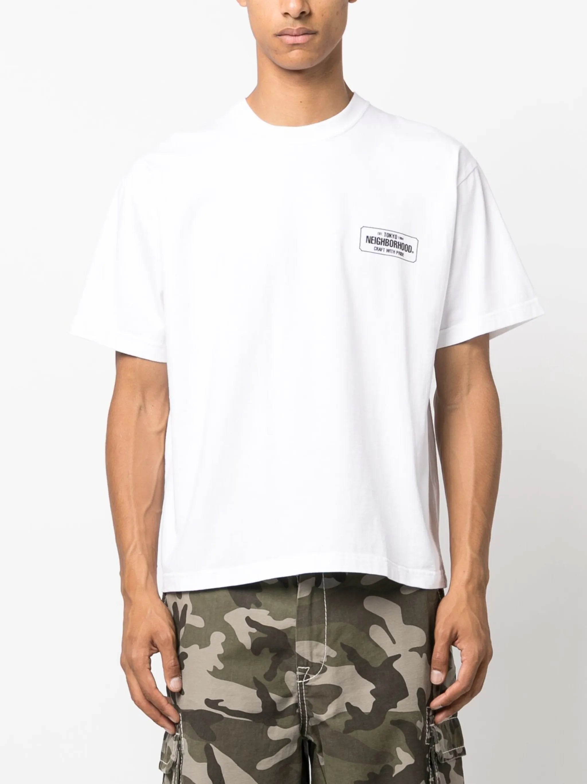 logo-print cotton T-shirt