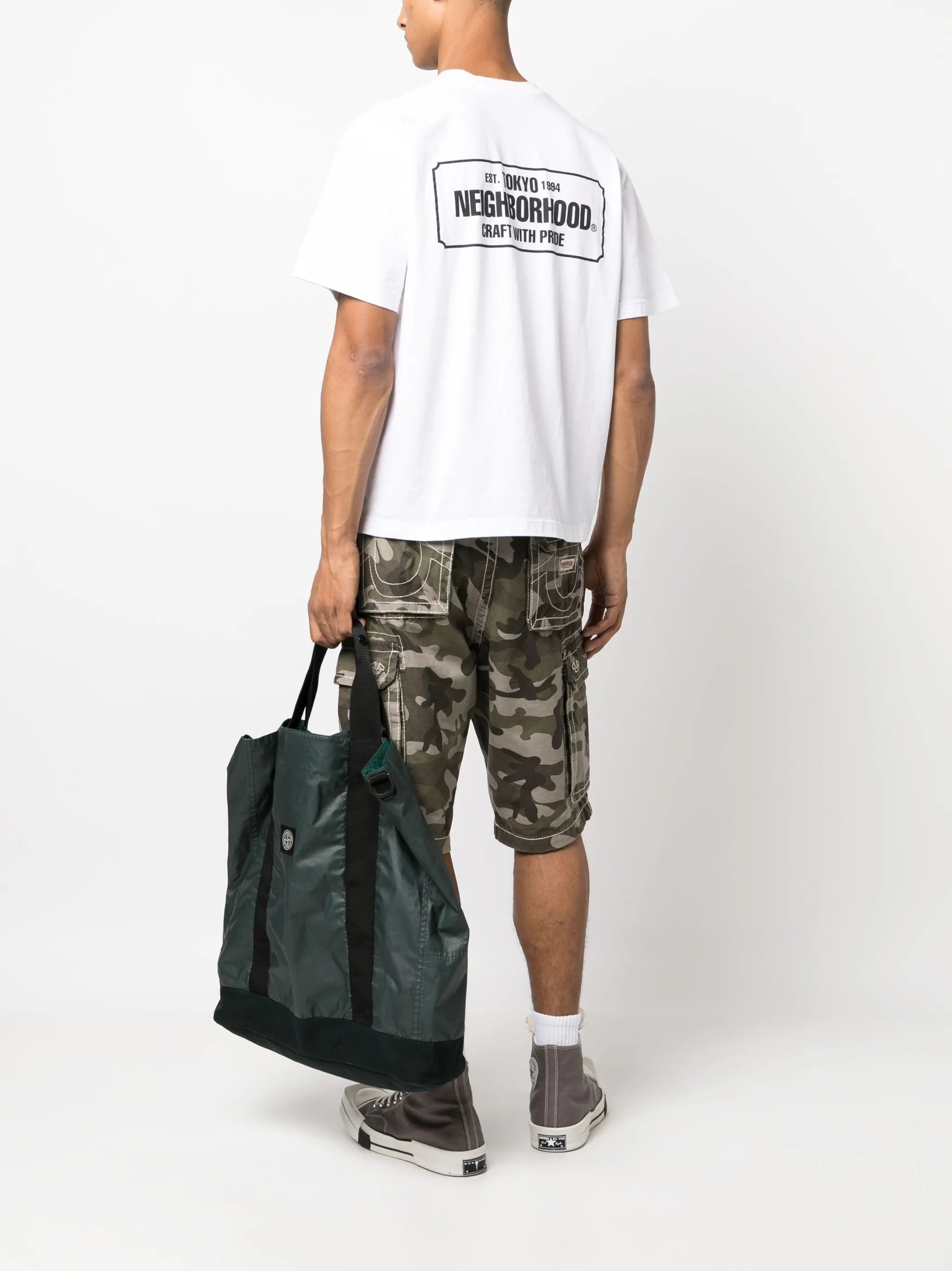 logo-print cotton T-shirt