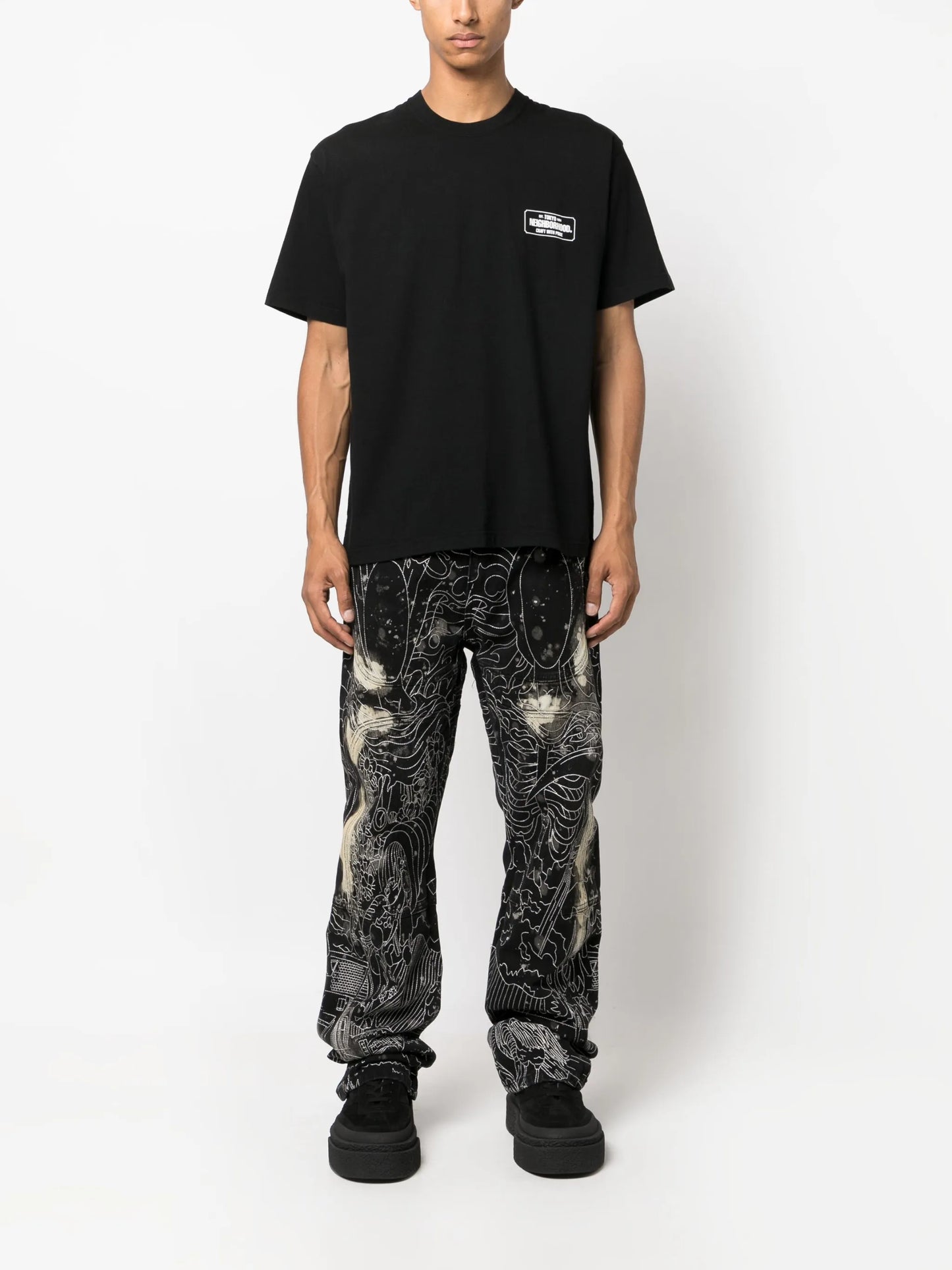 logo-print cotton T-shirt