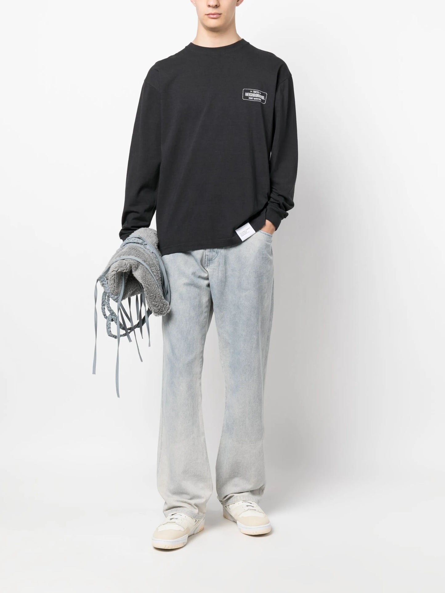 logo-print cotton sweatshirt