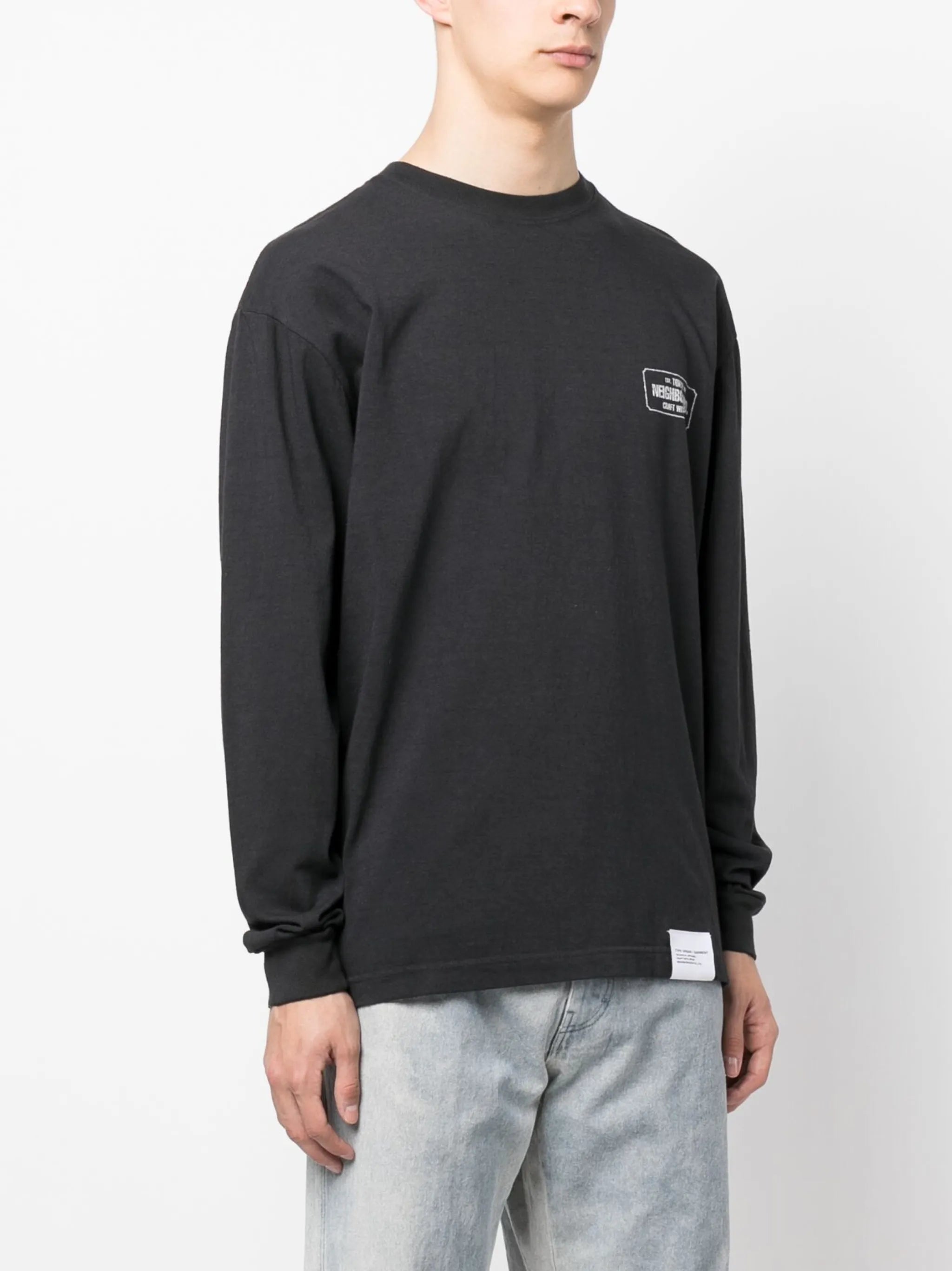 logo-print cotton sweatshirt