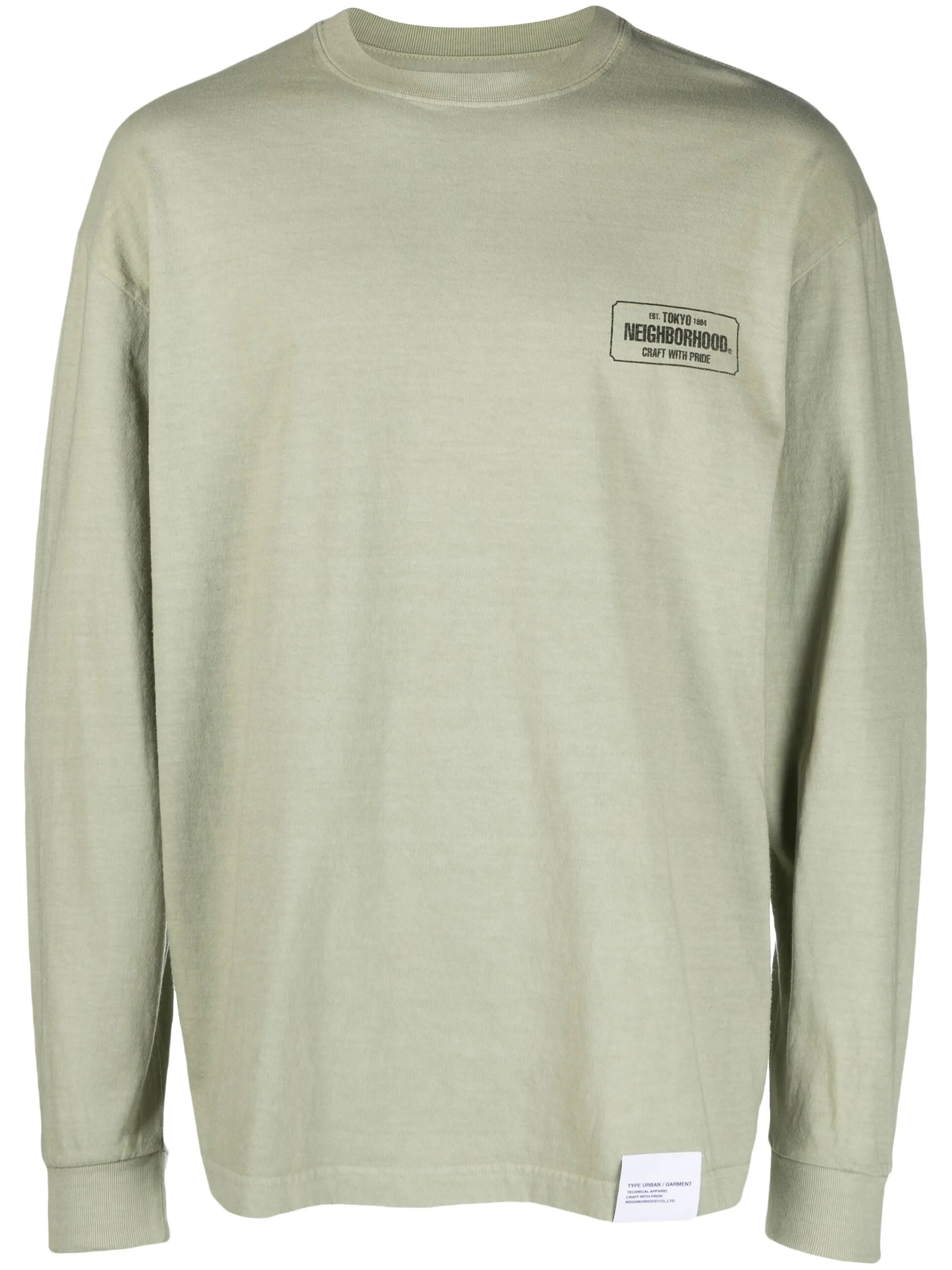 logo-print cotton sweatshirt