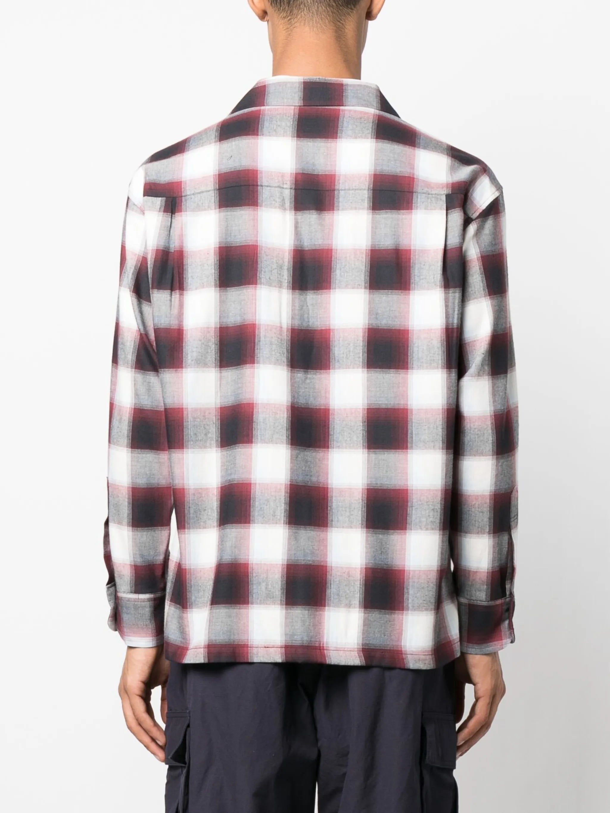 Blockombre long-sleeve shirt