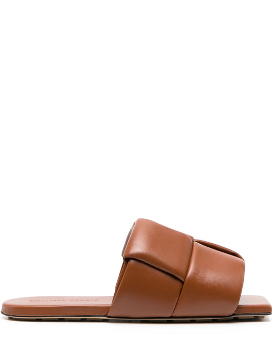 Patch flat sandals