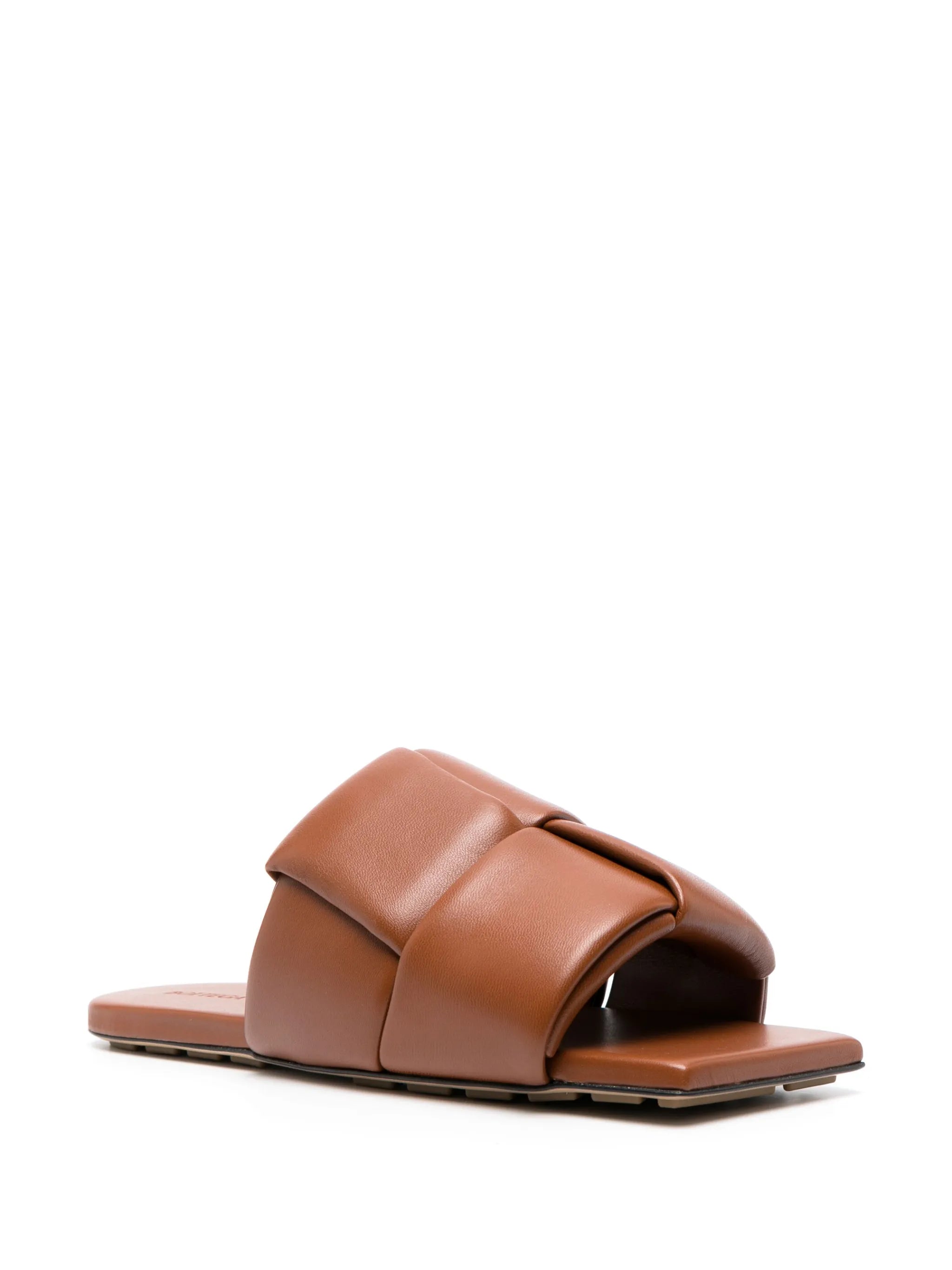 Patch flat sandals