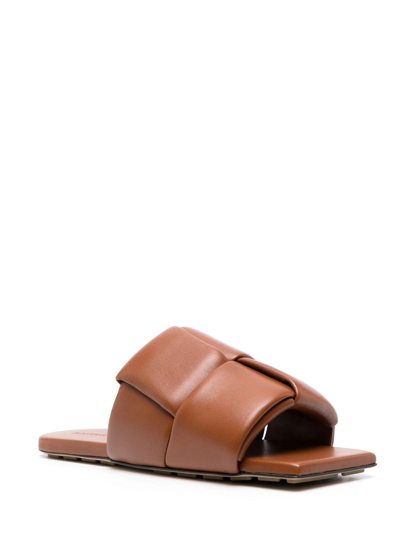 Patch flat sandals