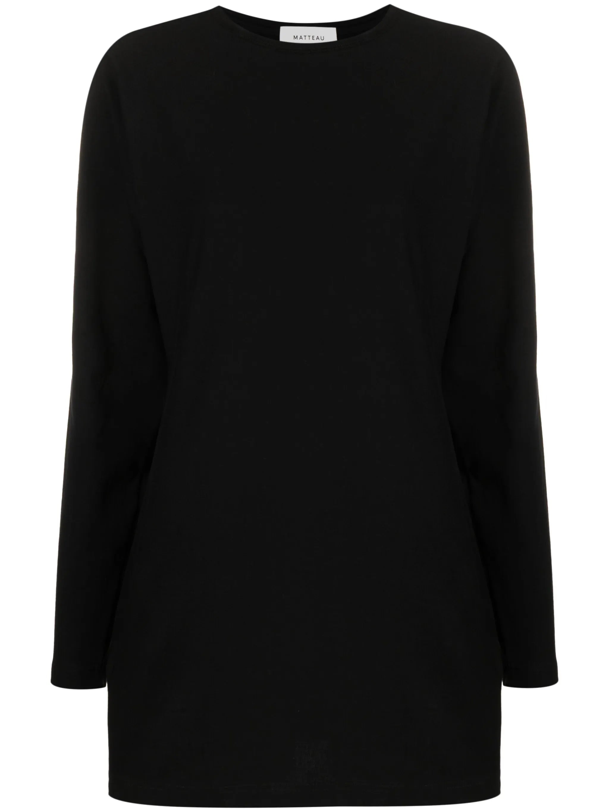 long-sleeve sweatshirt minidress