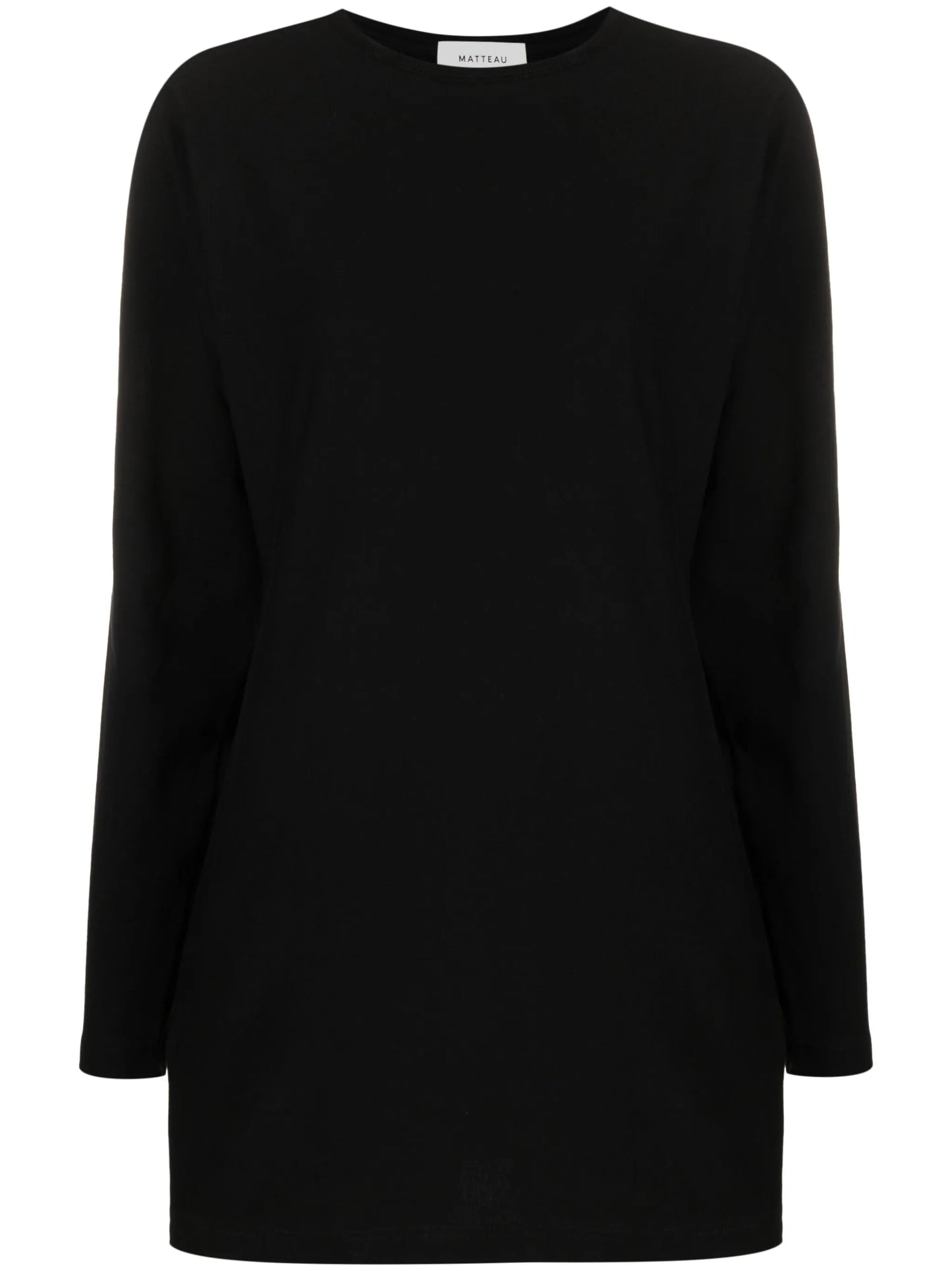 long-sleeve sweatshirt minidress