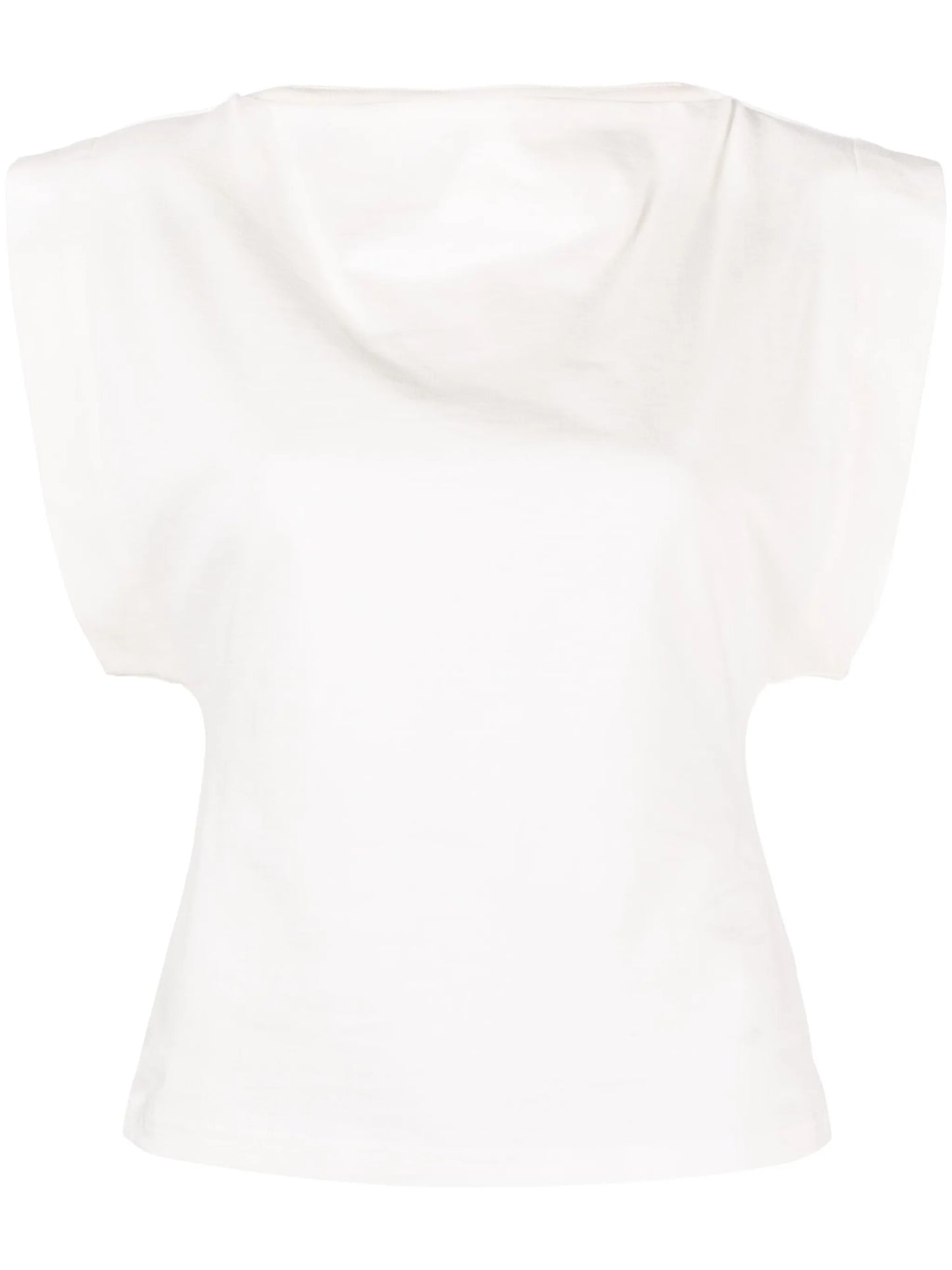 boat neck T-shirt