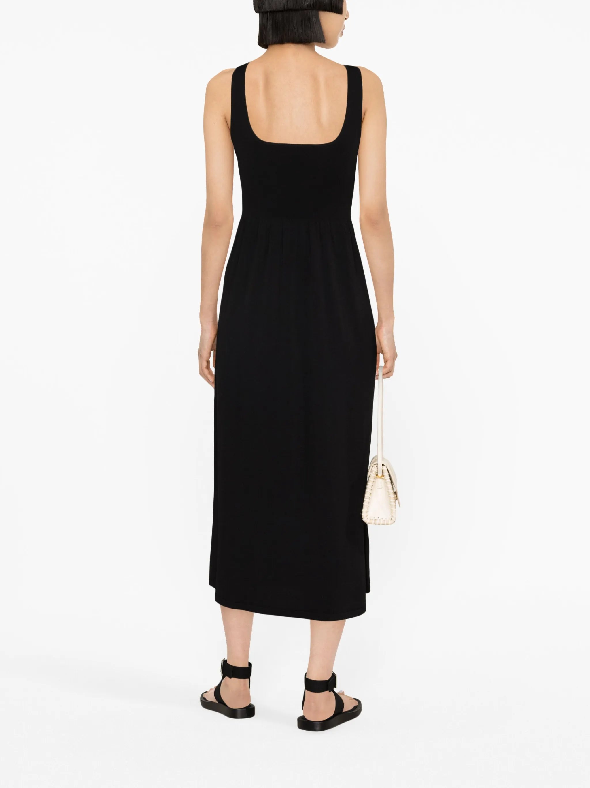 knitted midi dress