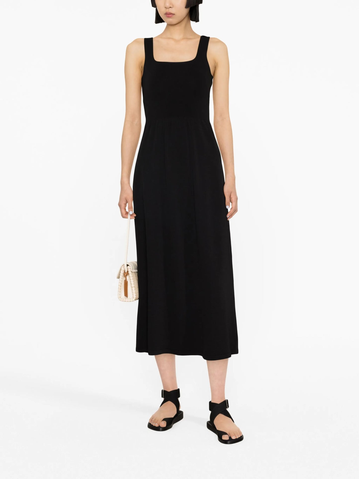knitted midi dress