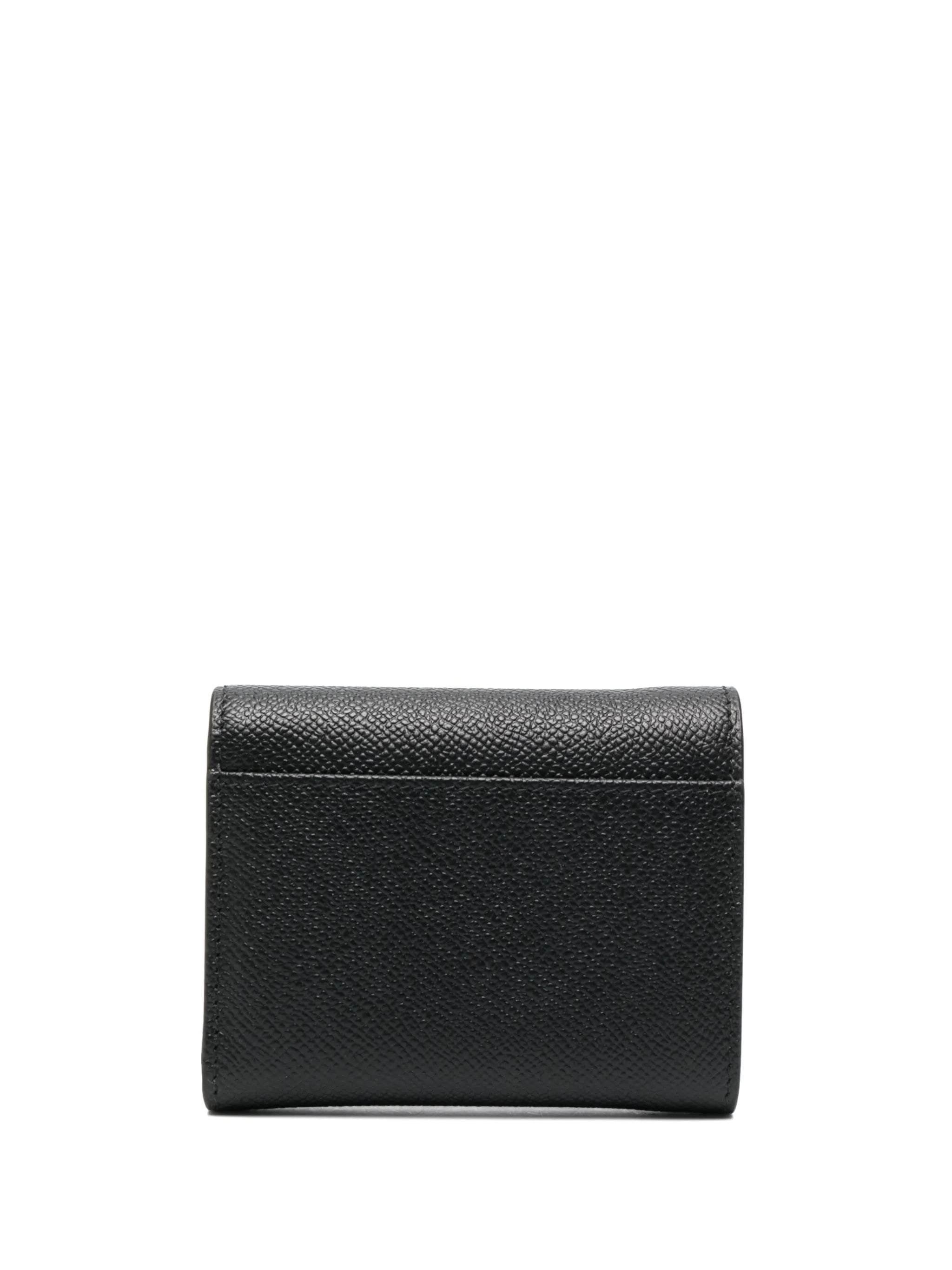 four-stitch logo tri-fold wallet