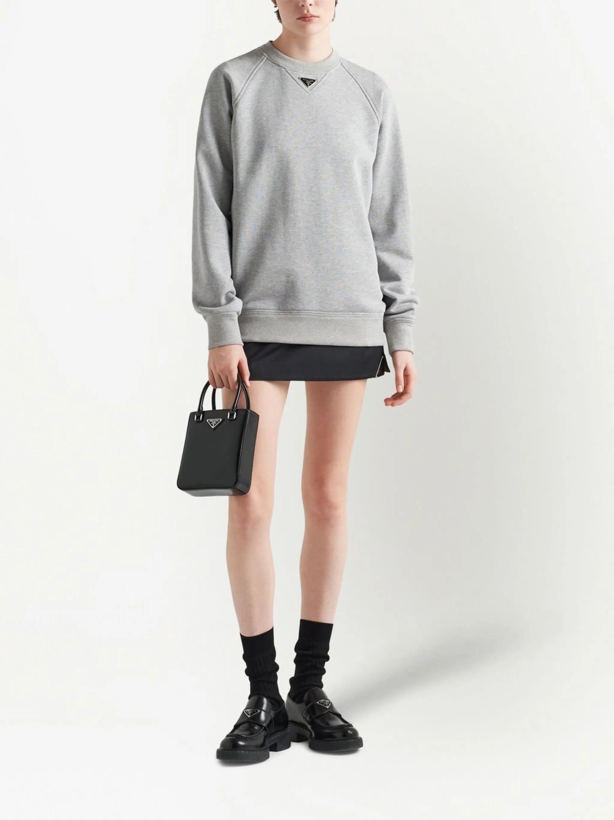 triangle-logo sweatshirt