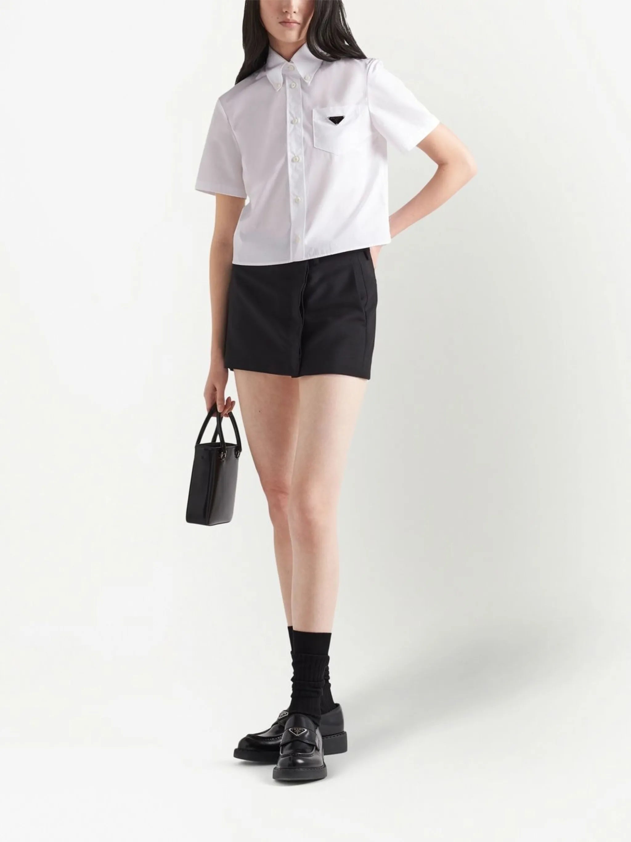 kid-mohair miniskirt