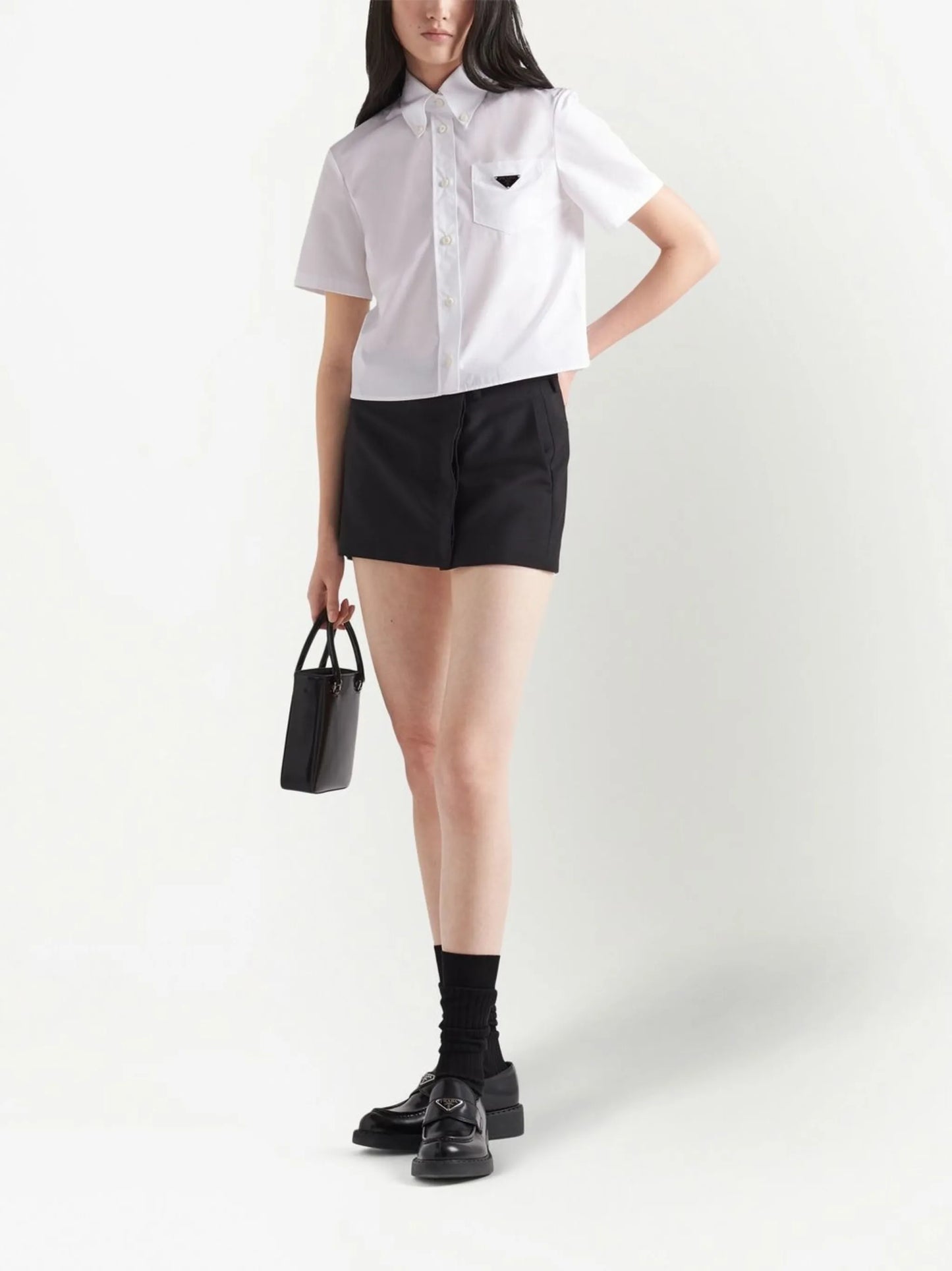 kid-mohair miniskirt