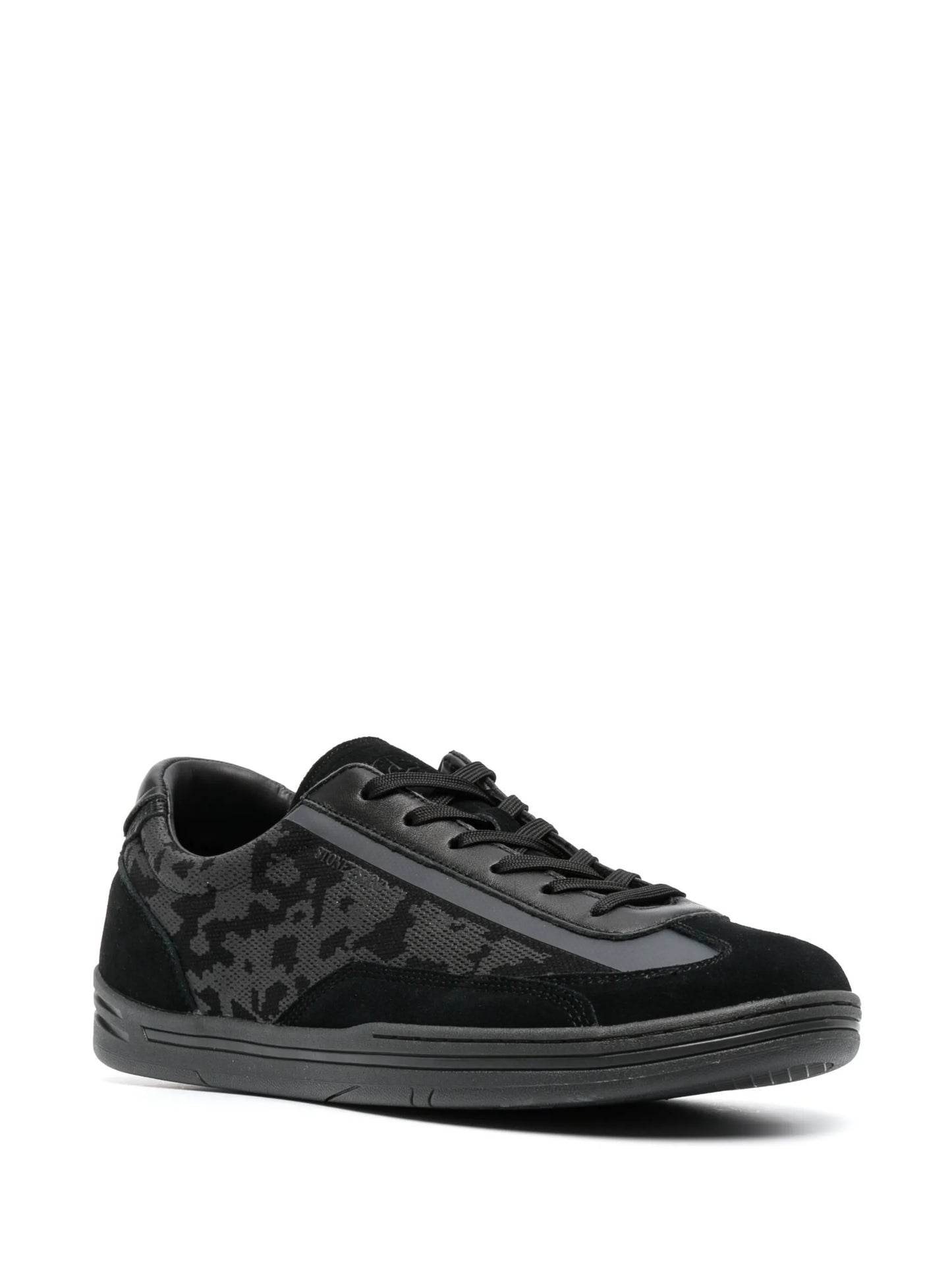 Compass-motif low-top sneakers