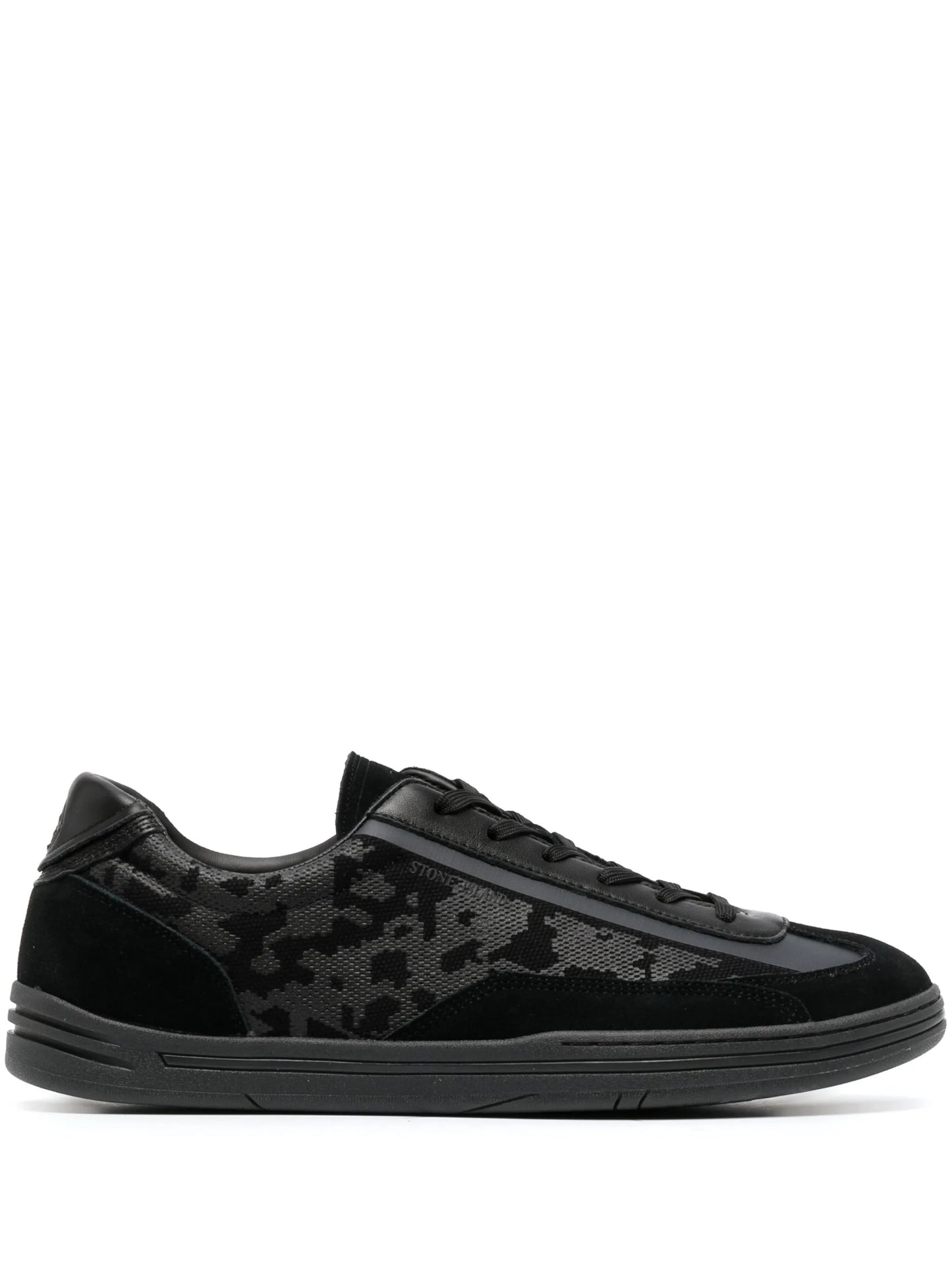 Compass-motif low-top sneakers