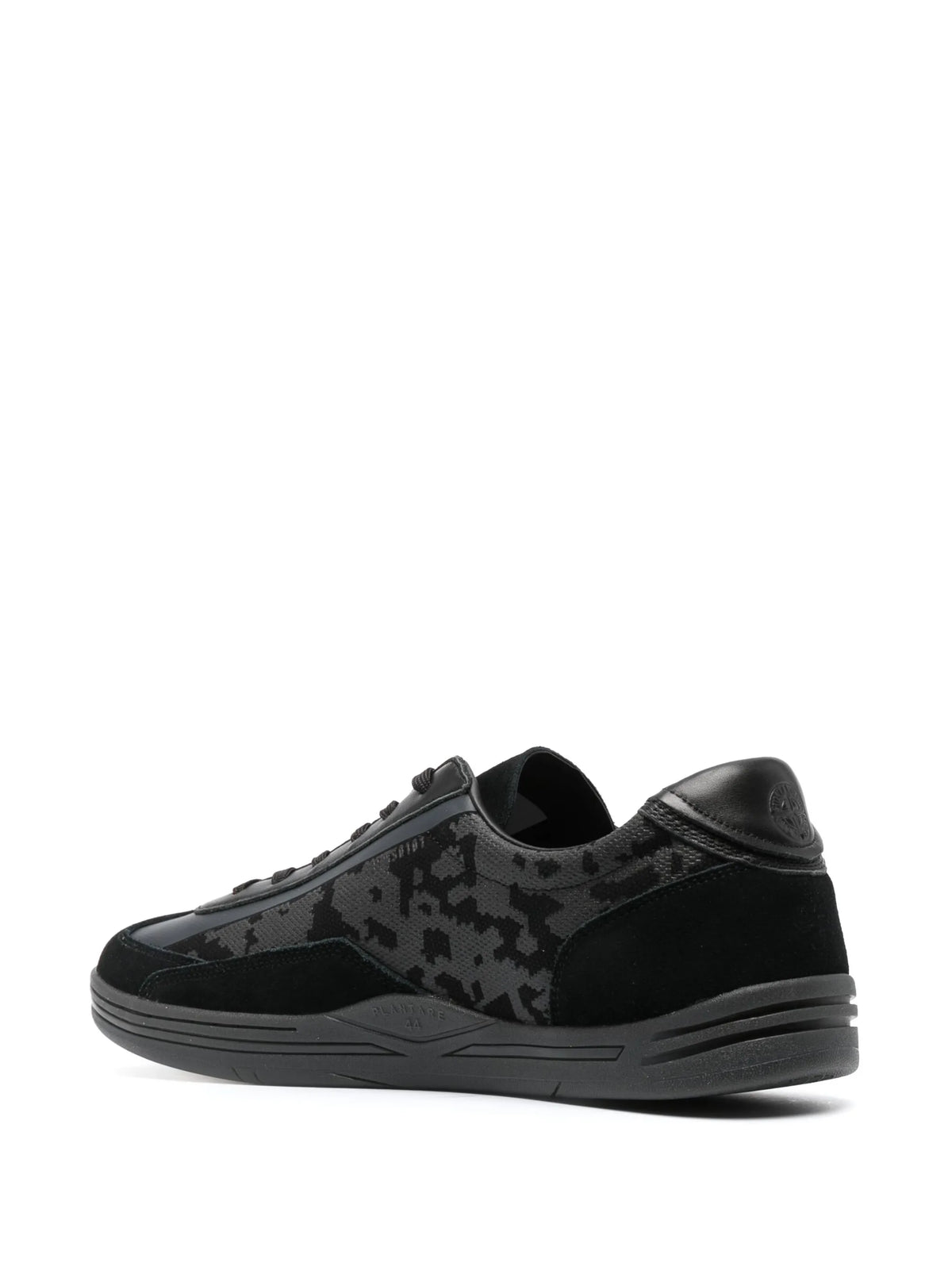 Compass-motif low-top sneakers