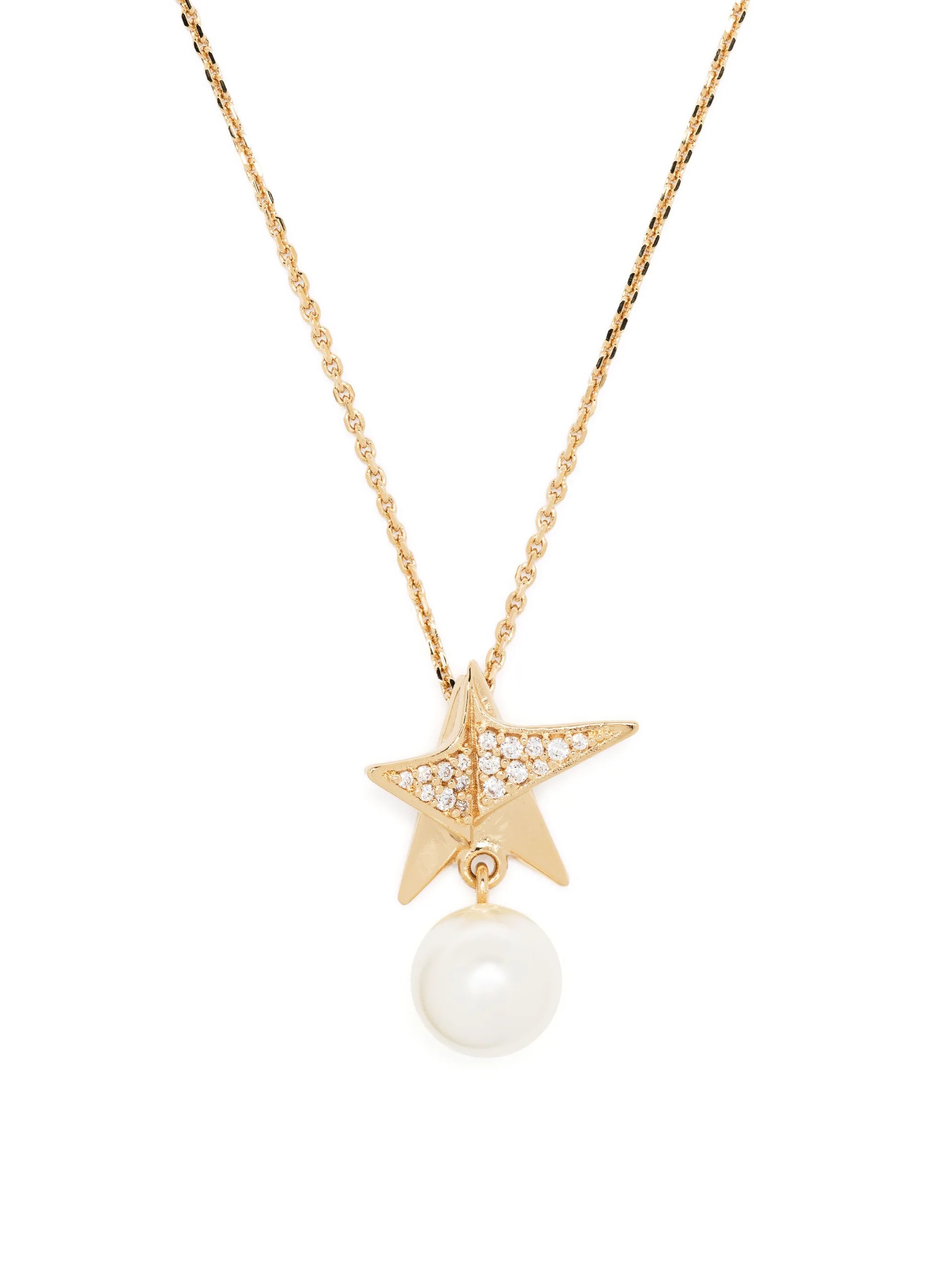 Star Pendant pearl necklace