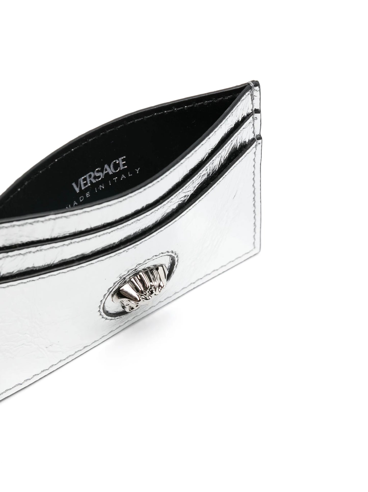 La Medusa metallic card holder