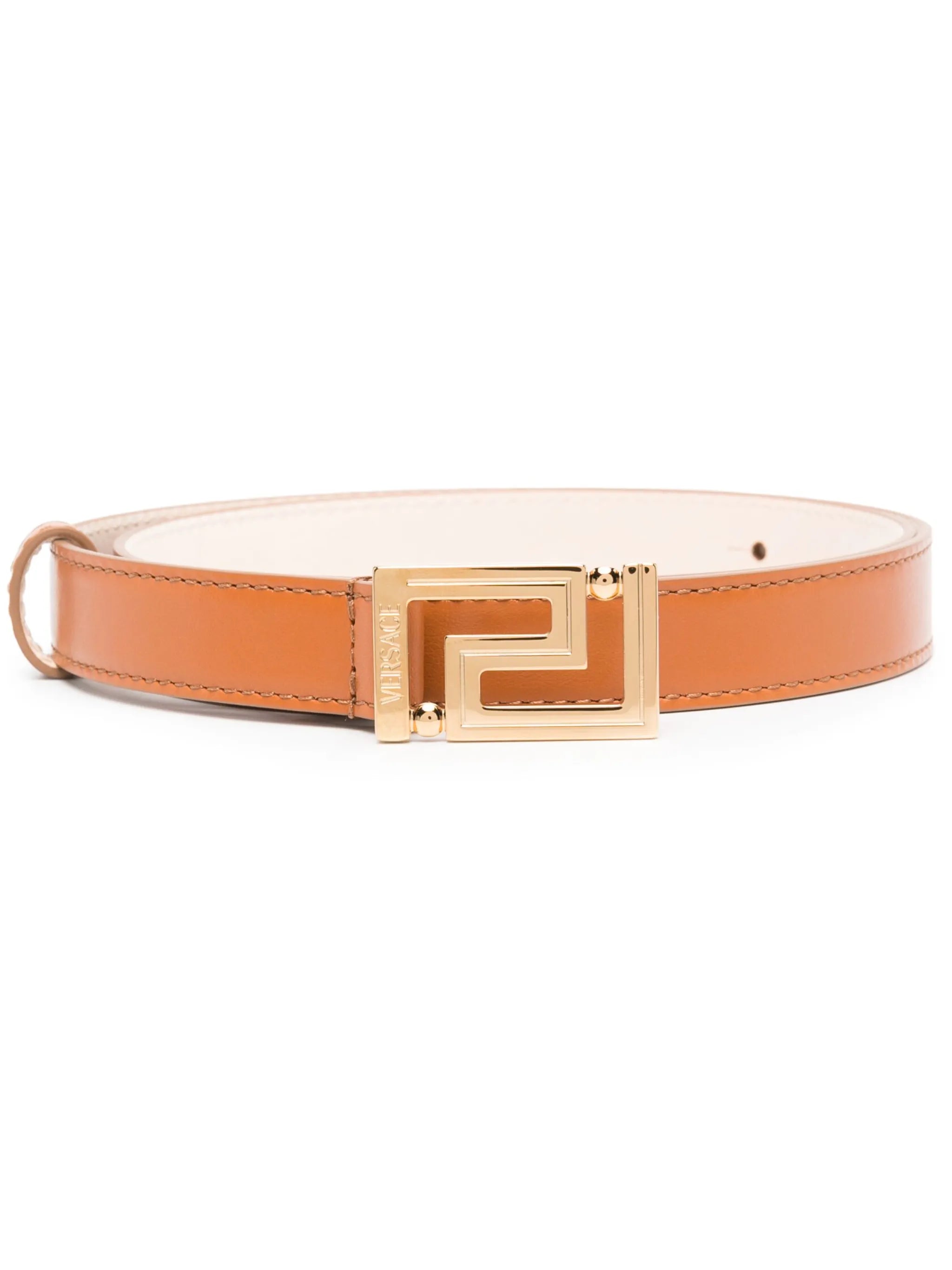 Greca Goddess leather belt