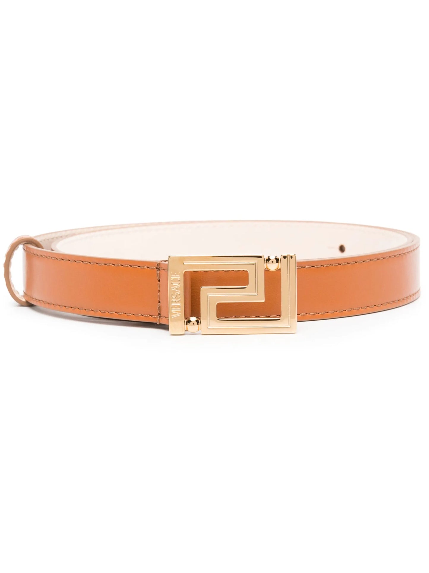 Greca Goddess leather belt