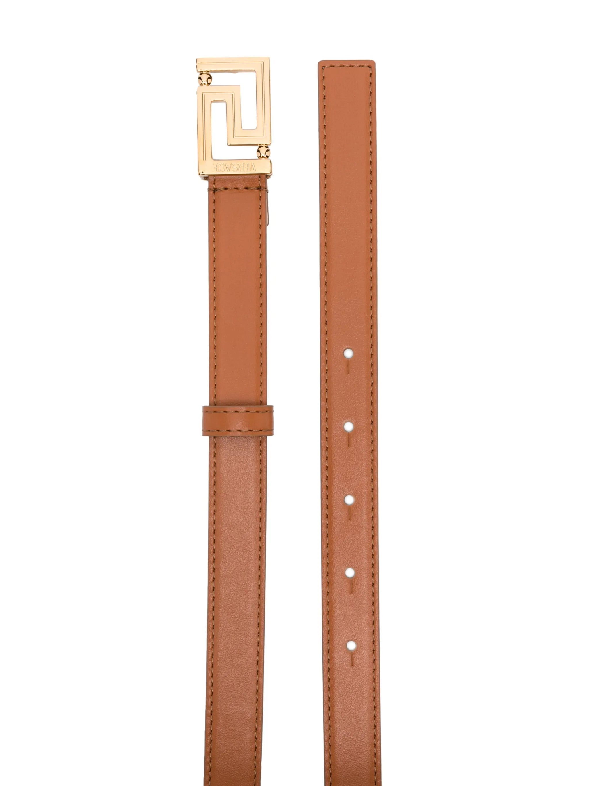 Greca Goddess leather belt