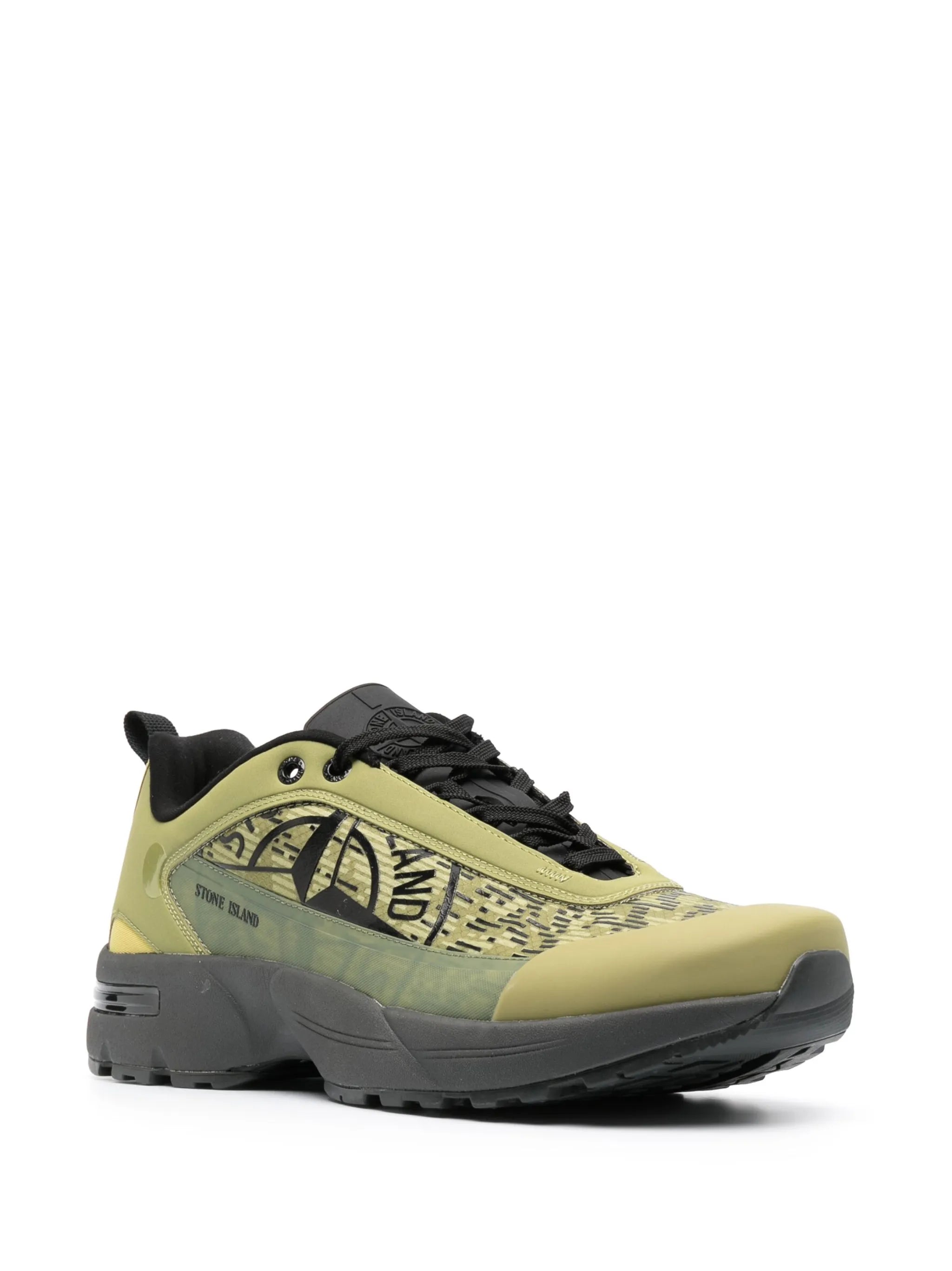 Compass-motif low-top sneakers