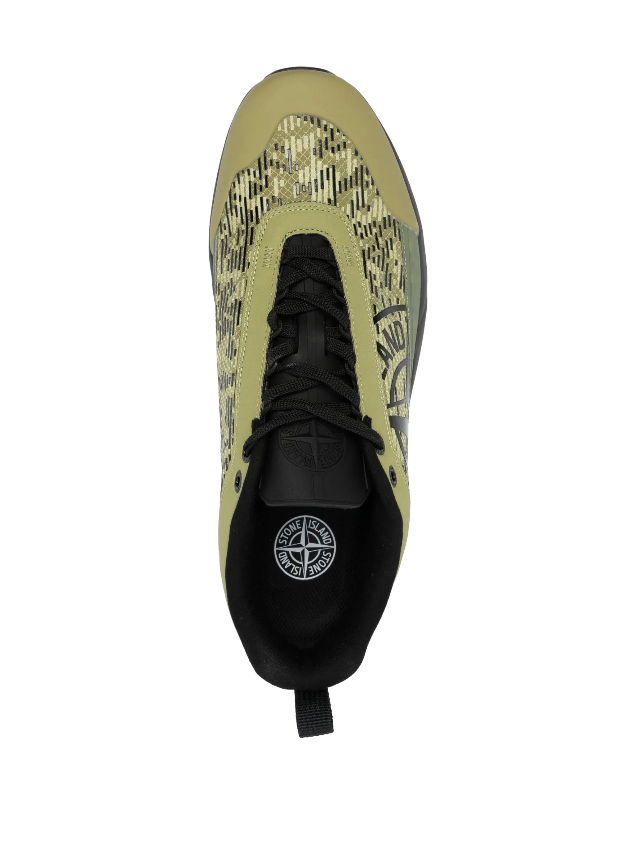 Compass-motif low-top sneakers