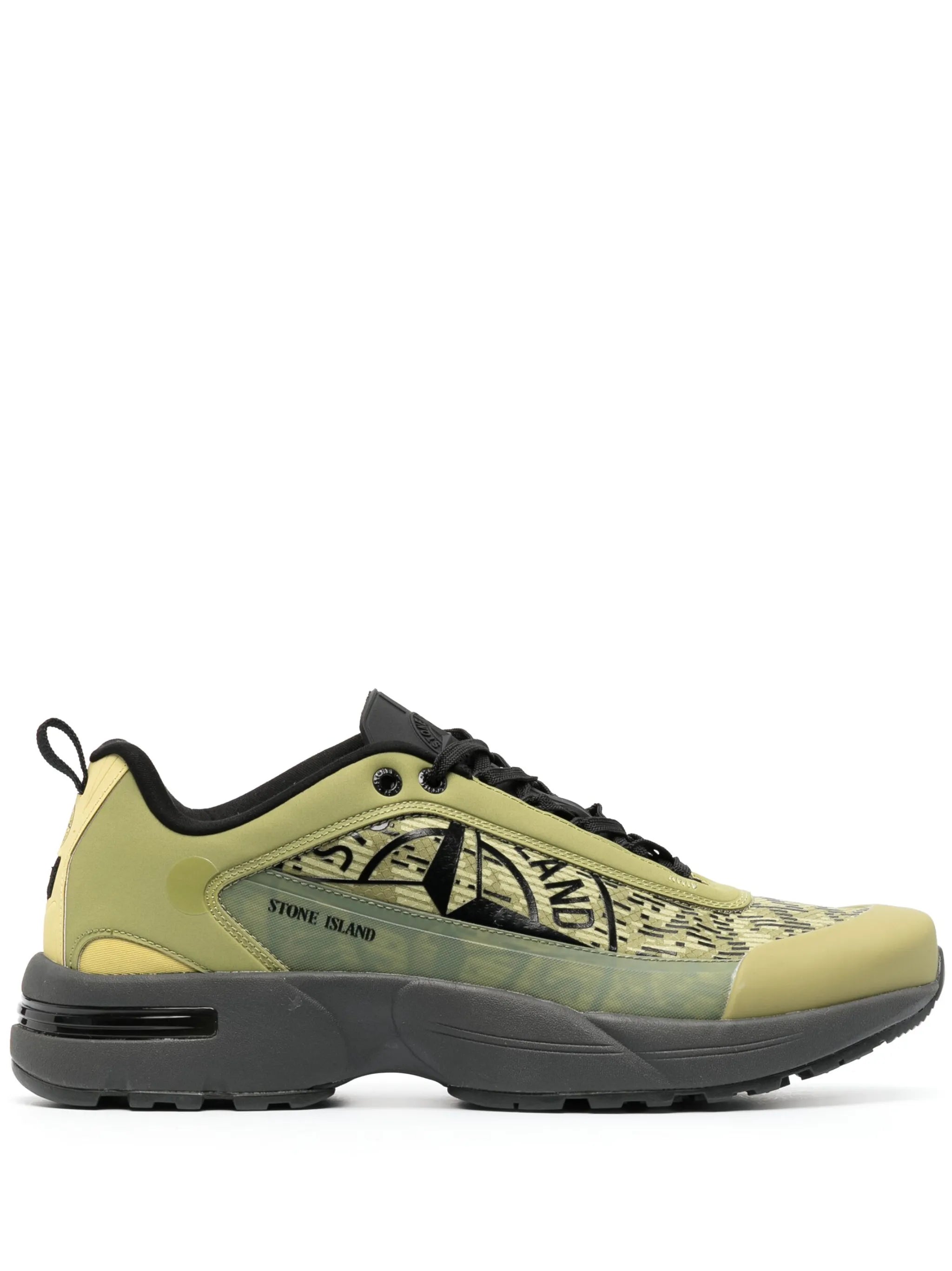 Compass-motif low-top sneakers