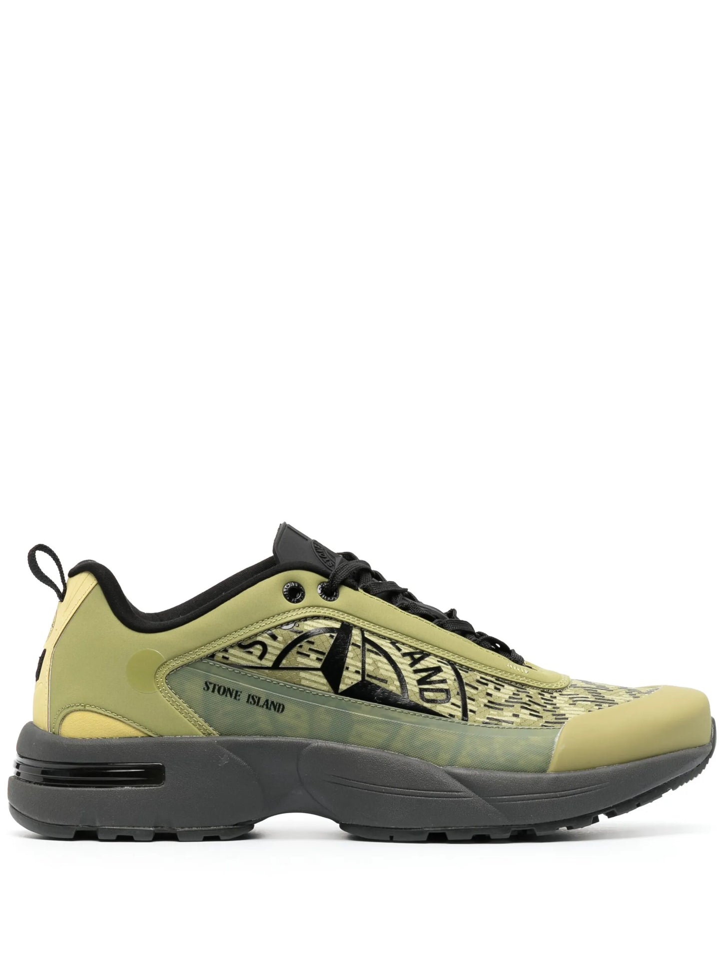 Compass-motif low-top sneakers
