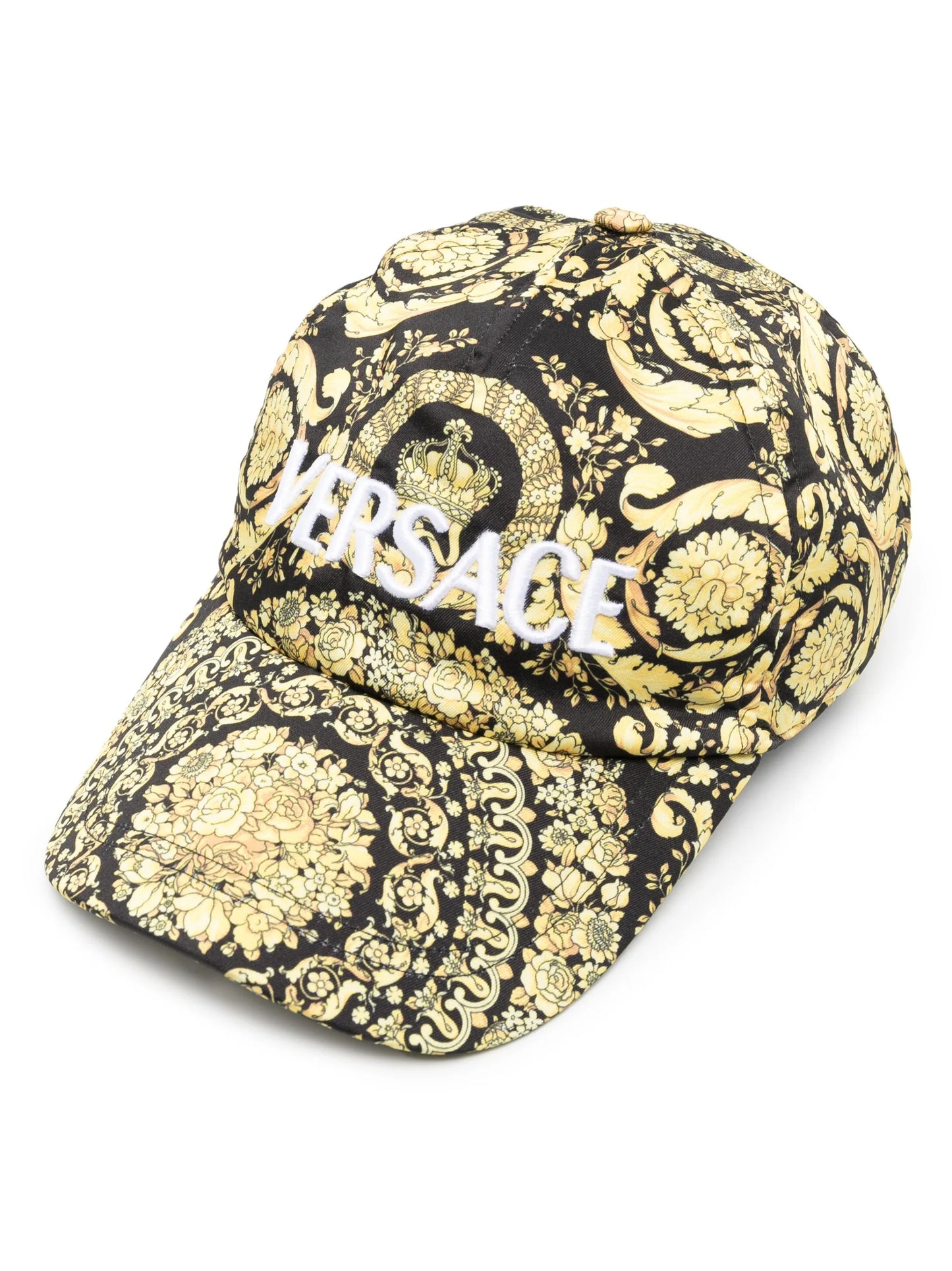 Baroque logo-embroidered cap