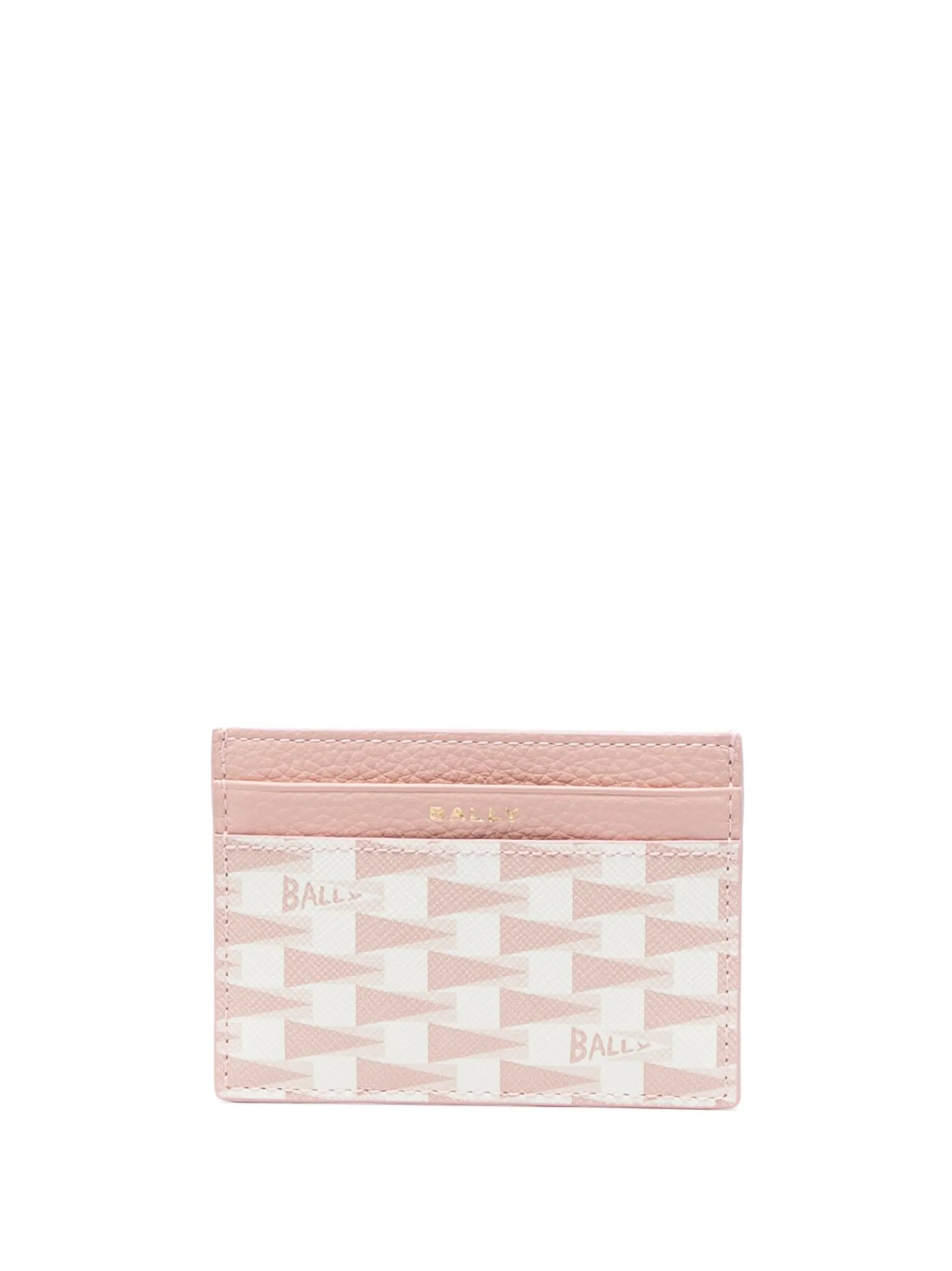 Pennant leather cardholder
